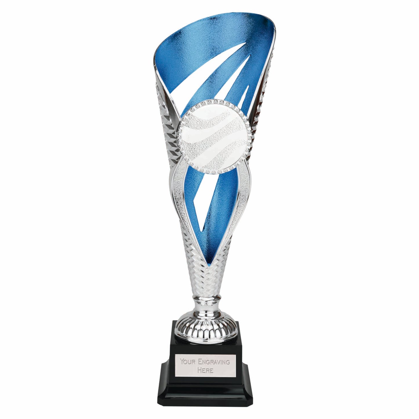 Grand Voyager Blue & Silver Detailed Trophy Cup 33cm (13")