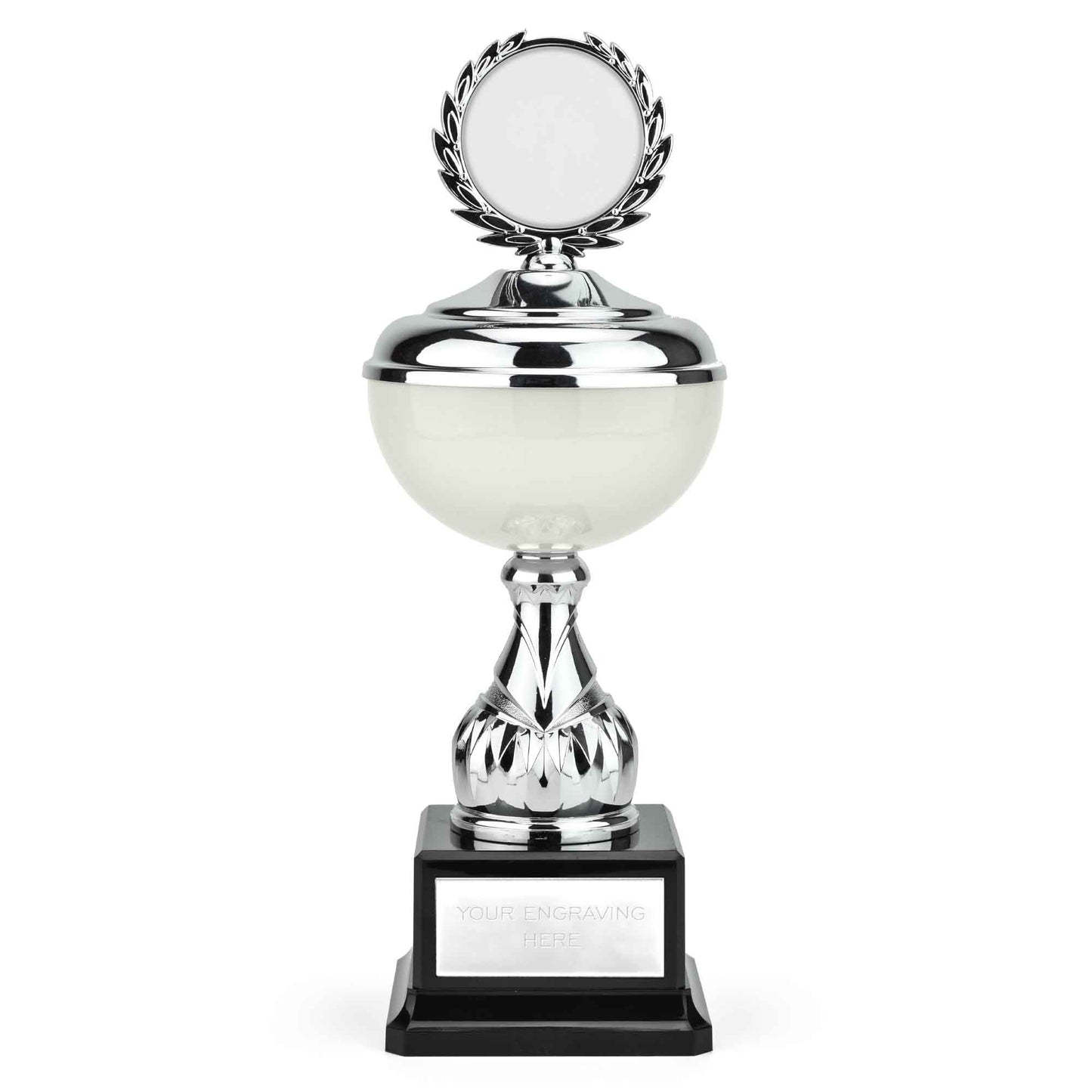 White Vibrance Trophy Cup 28cm (11")