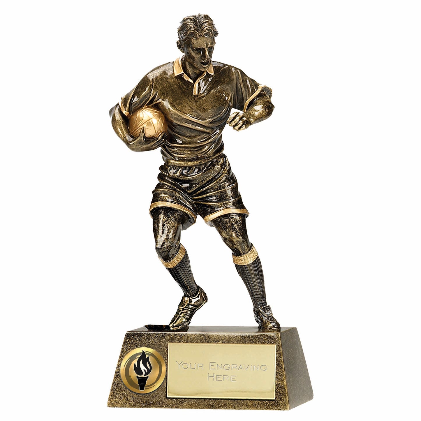 Pinnacle 3D Action Rugby Player Trophy 18.5cm (7 1/4")