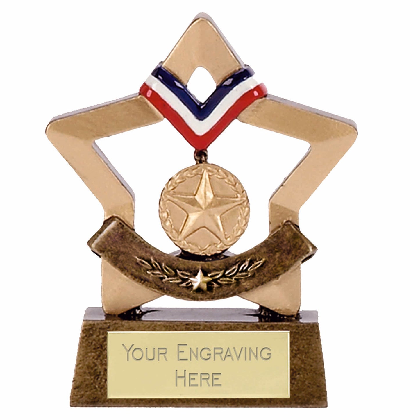Mini Stars Gold Medal Award 8cm (3 1/4")