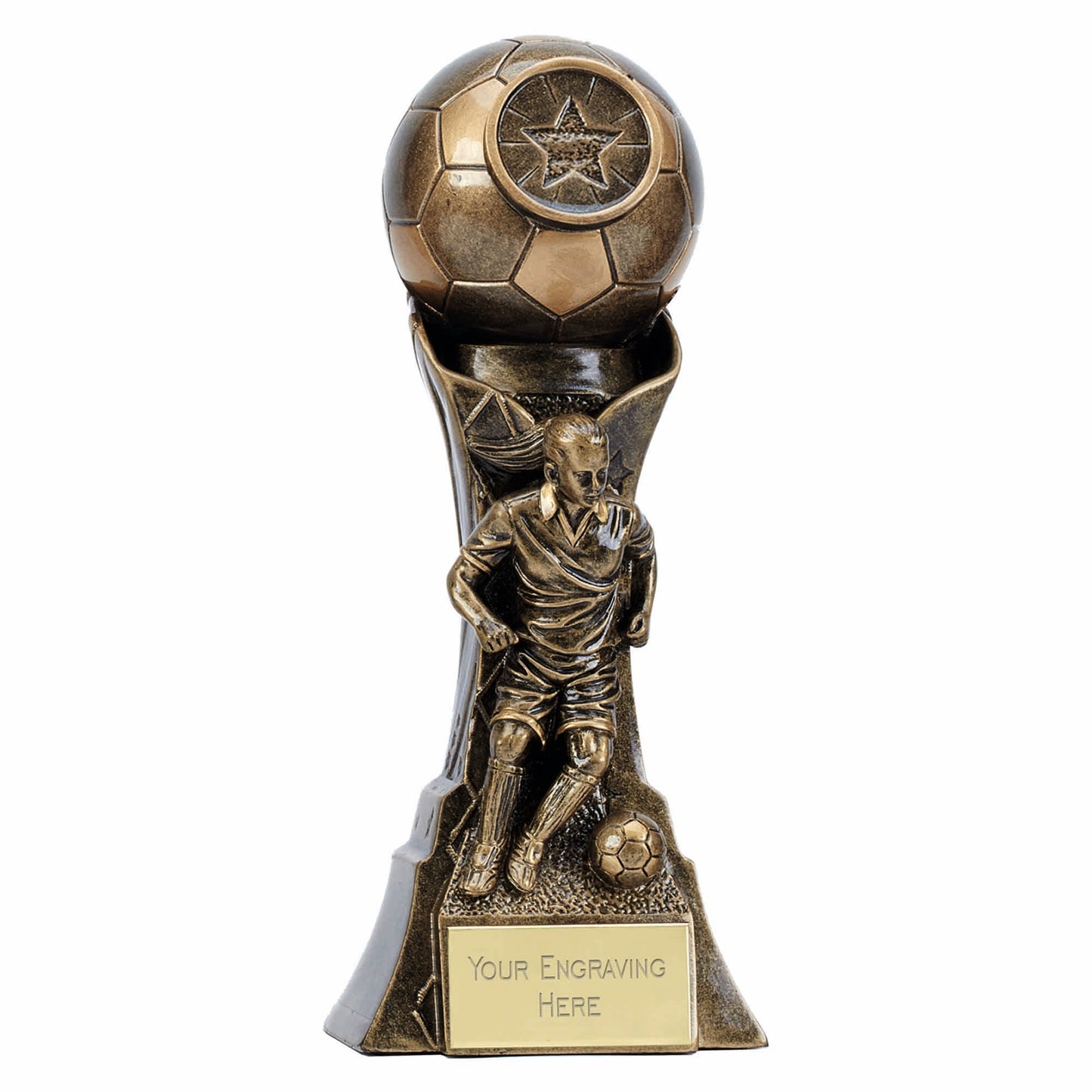 Genesis Action Column Female Football Award 17.5cm (7")