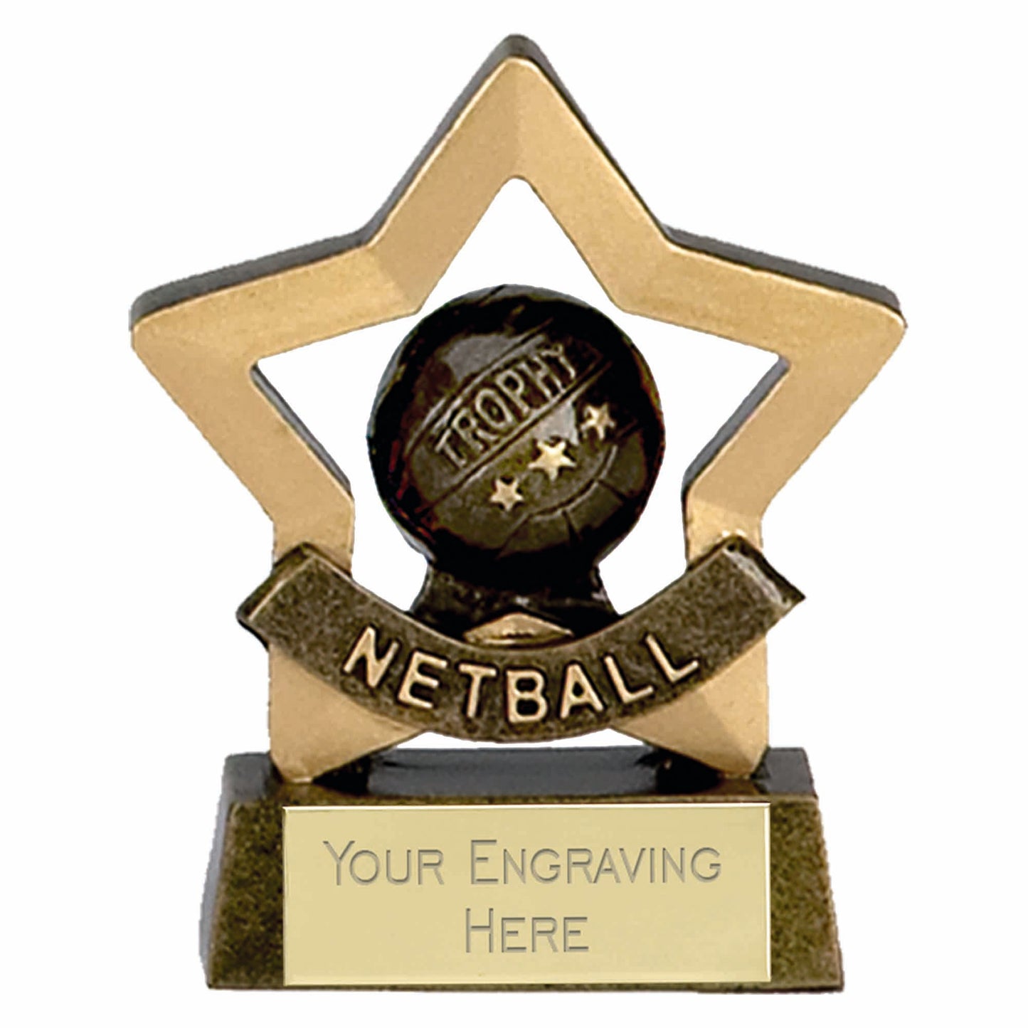 Mini Stars Netball Award 8cm (3 1/4")