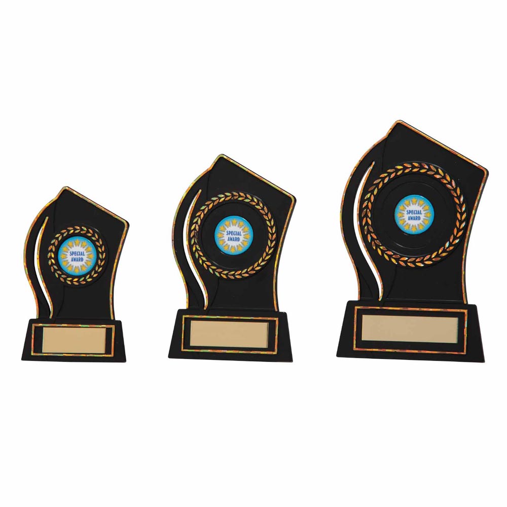 Quest Black Plastic Plaque Award