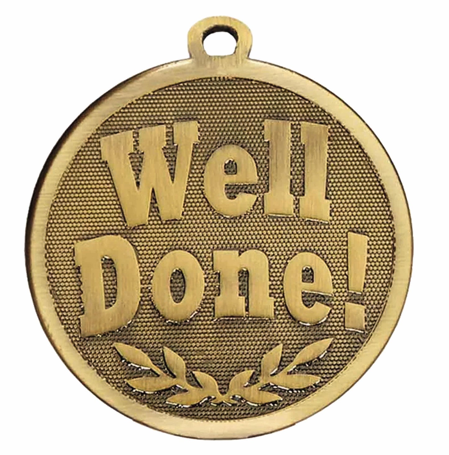 Gold Well Done Galaxy Medal 45mm (1 1/2")