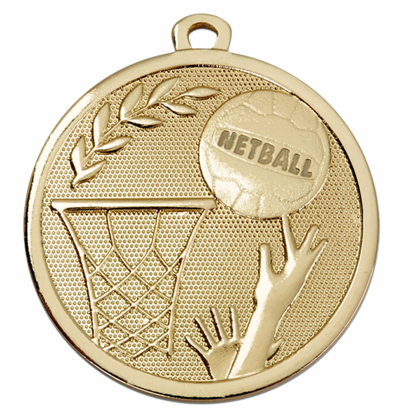 Galaxy Netball Gold Medal 45mm (1 1/2")