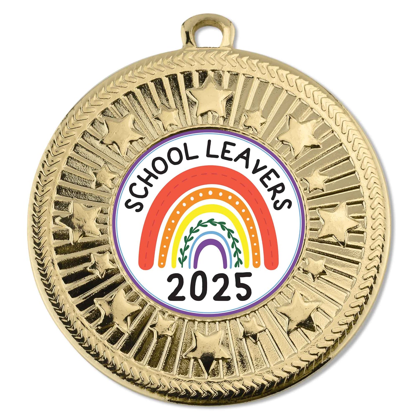 Gold VF Star School Leavers 2025 Medal 50mm