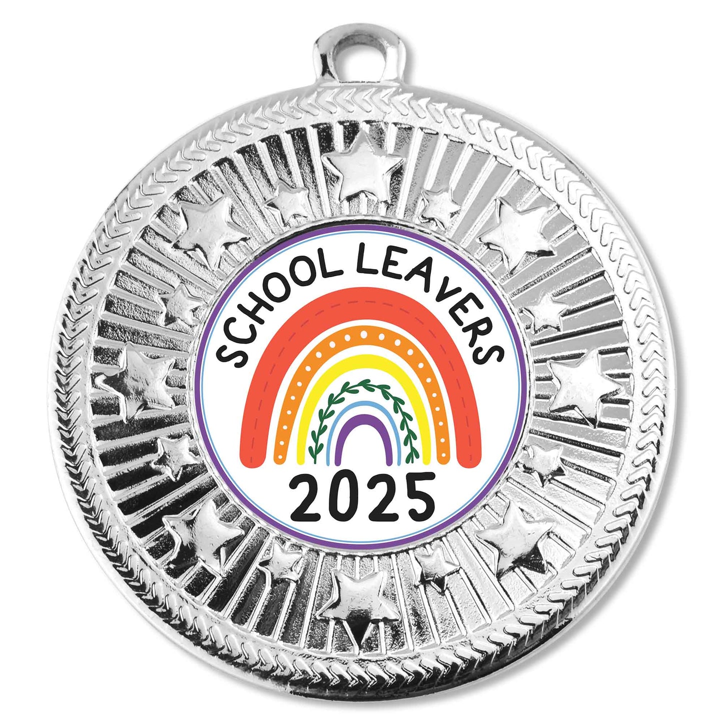 Silver VF Star School Leavers 2025 Medal 50mm