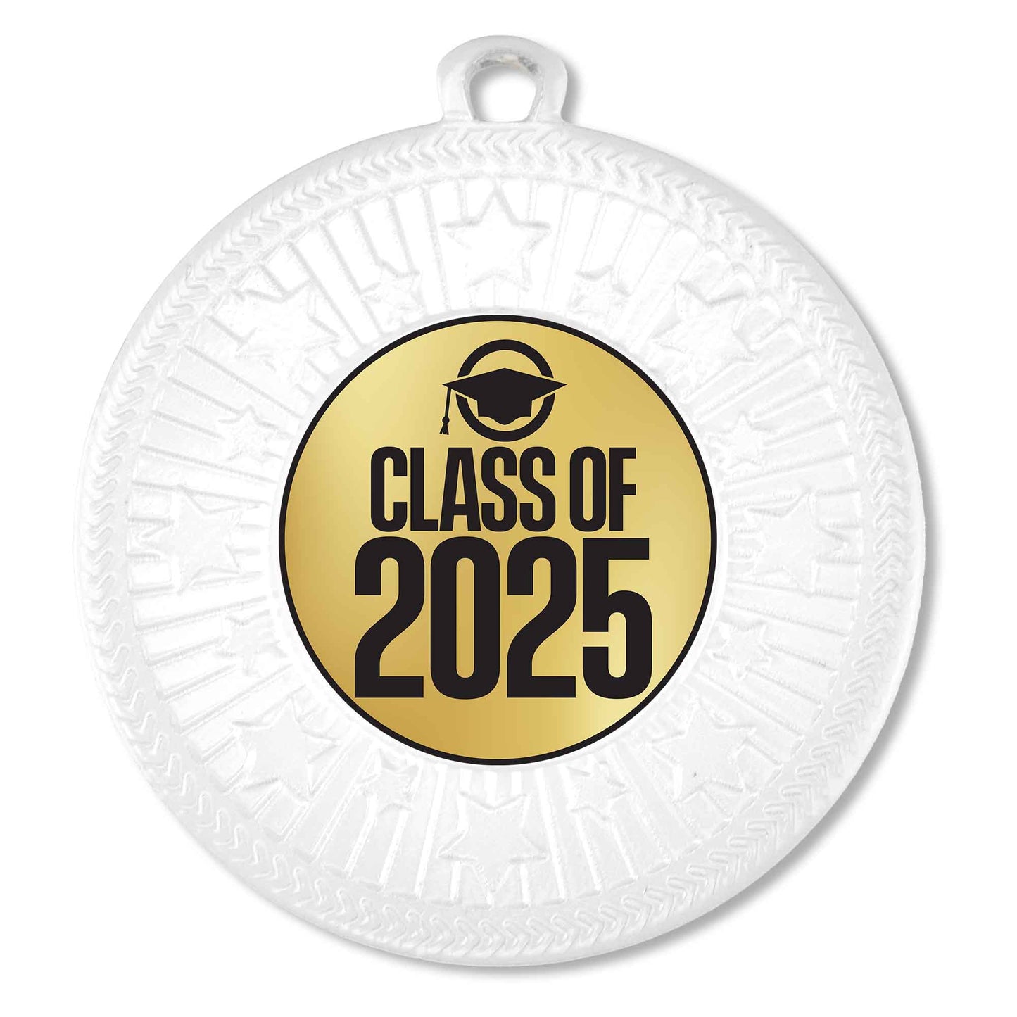 White VF Star Class of 2025 Medal 50mm