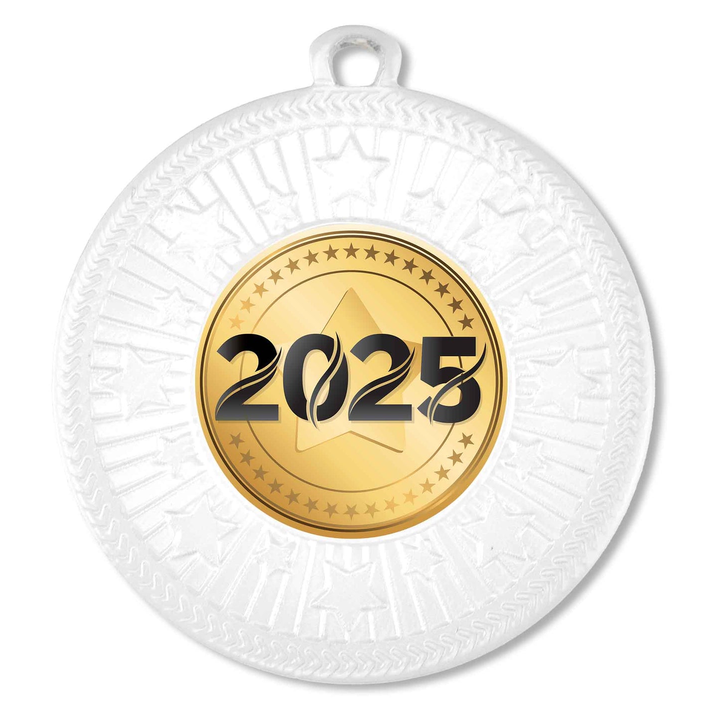 White VF Star 2025 Medal 50mm