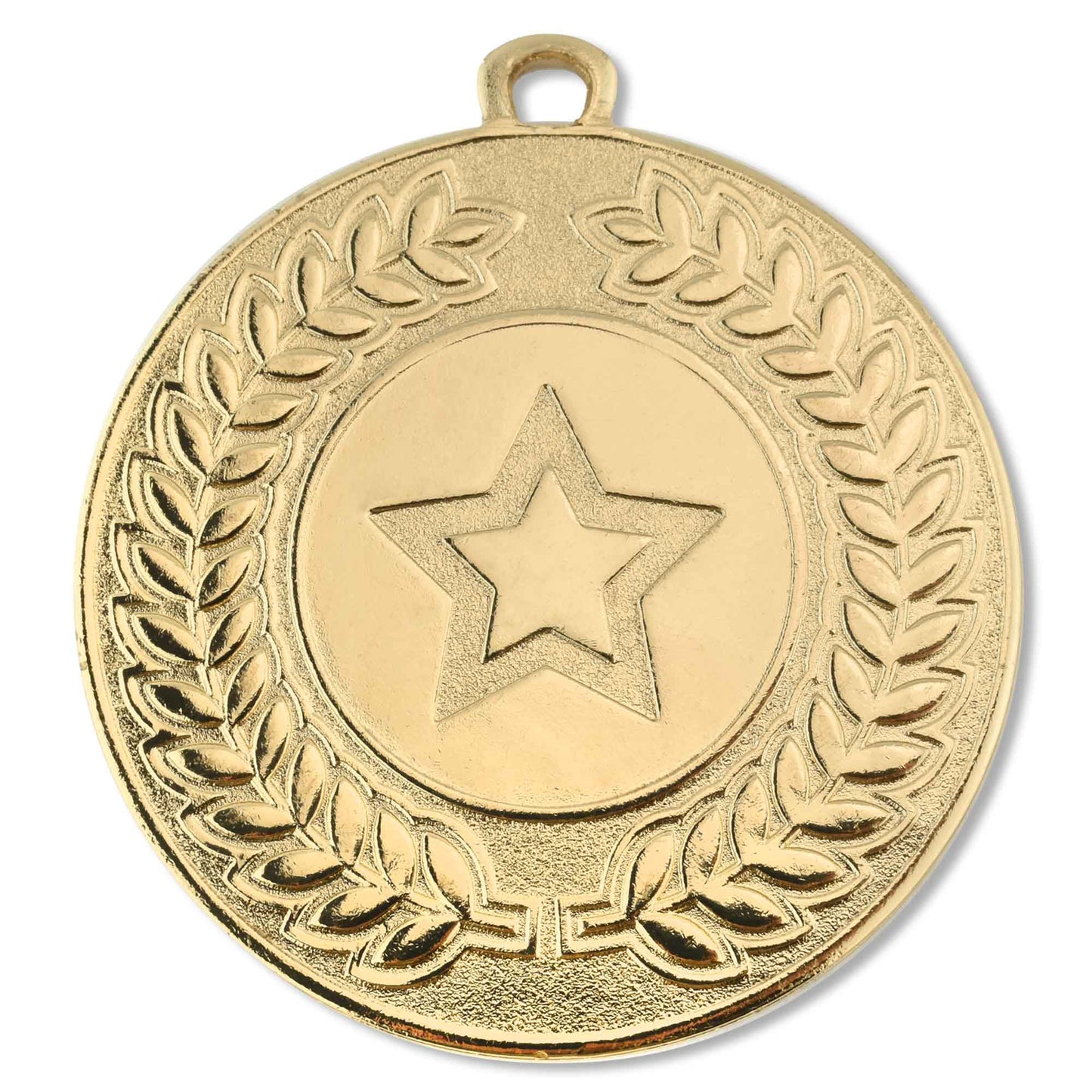 Gold Contour Star Laurel Medal 50mm (2")