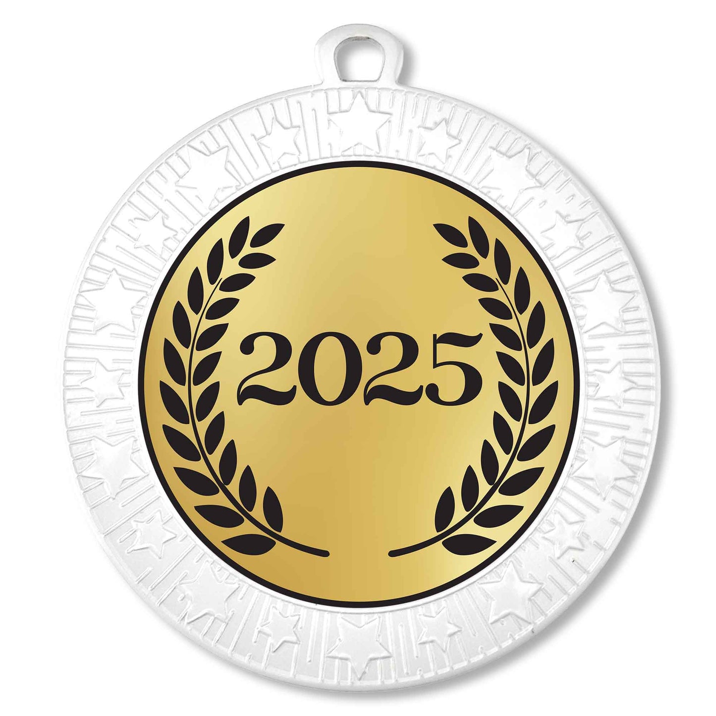 White Starburst 2025 Laurel Medal 70mm