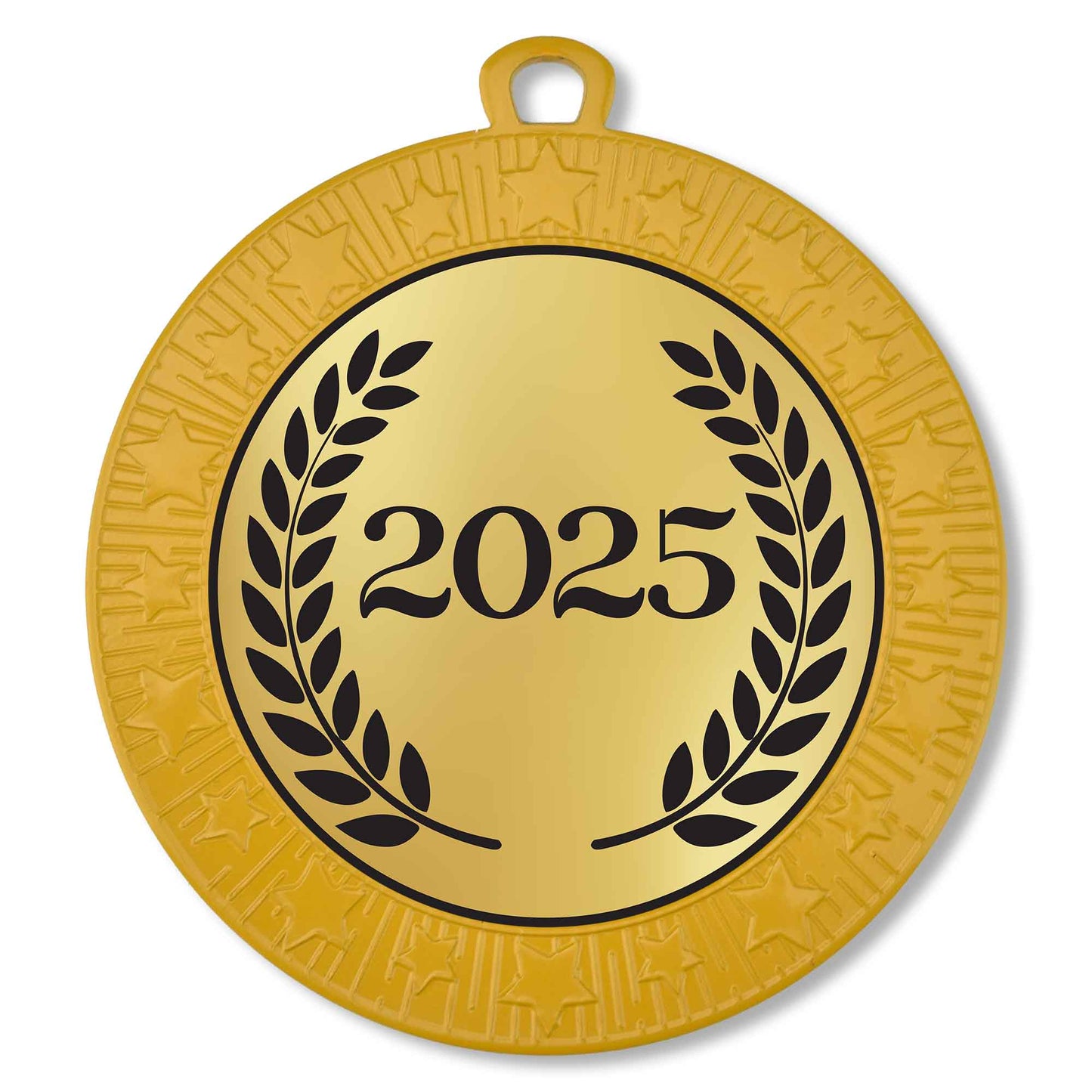 Orange Starburst 2025 Laurel Medal 70mm