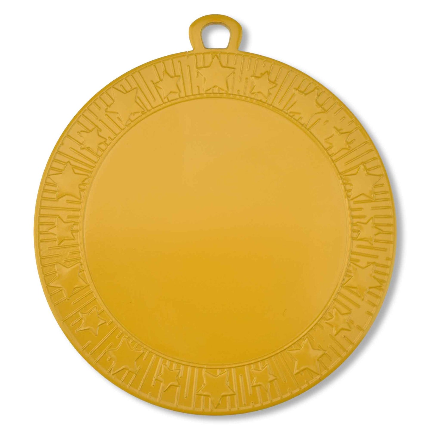 Orange Starburst Medal 70mm