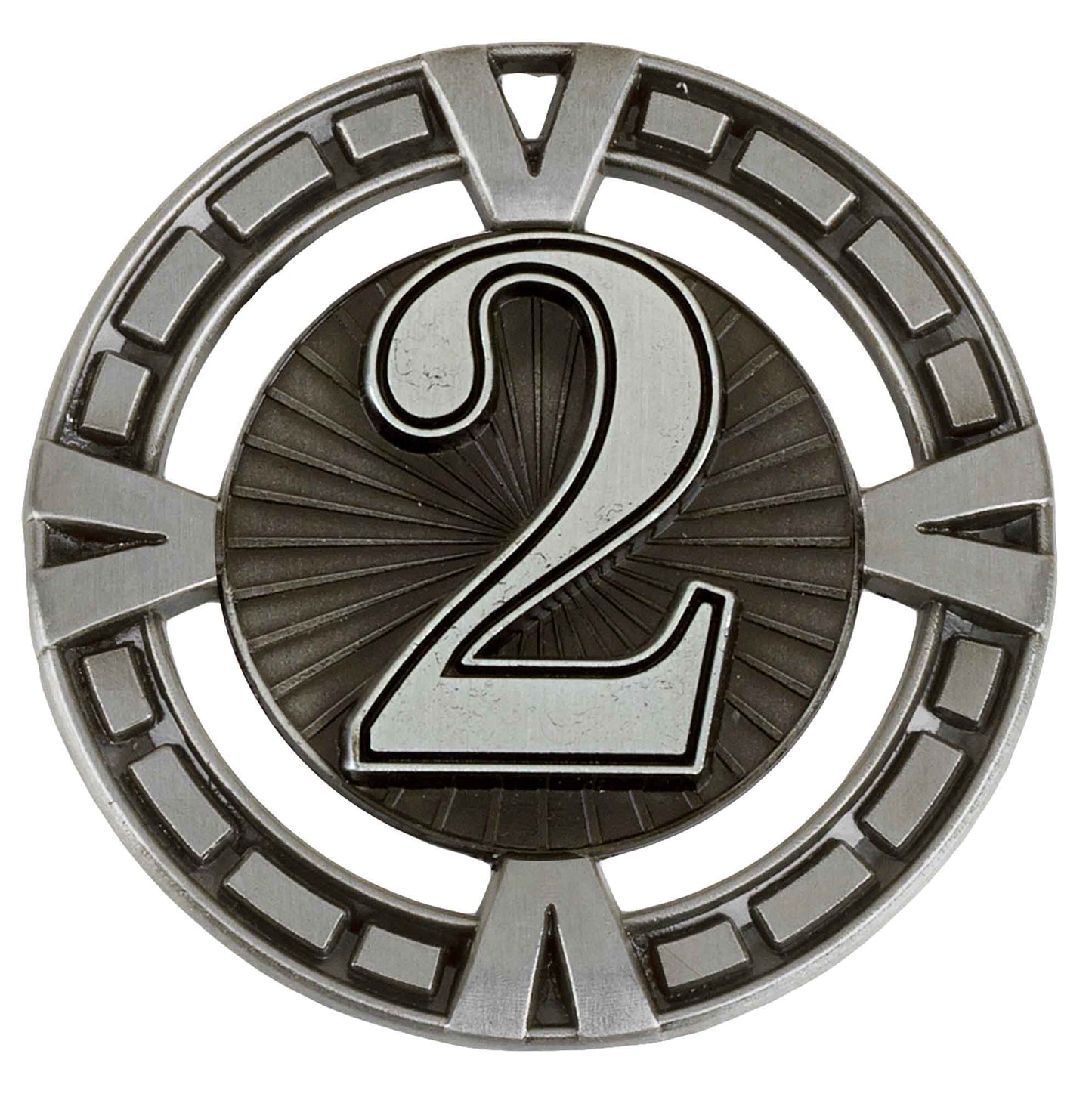Varsity Silver 2nd Place Medal 65mm
