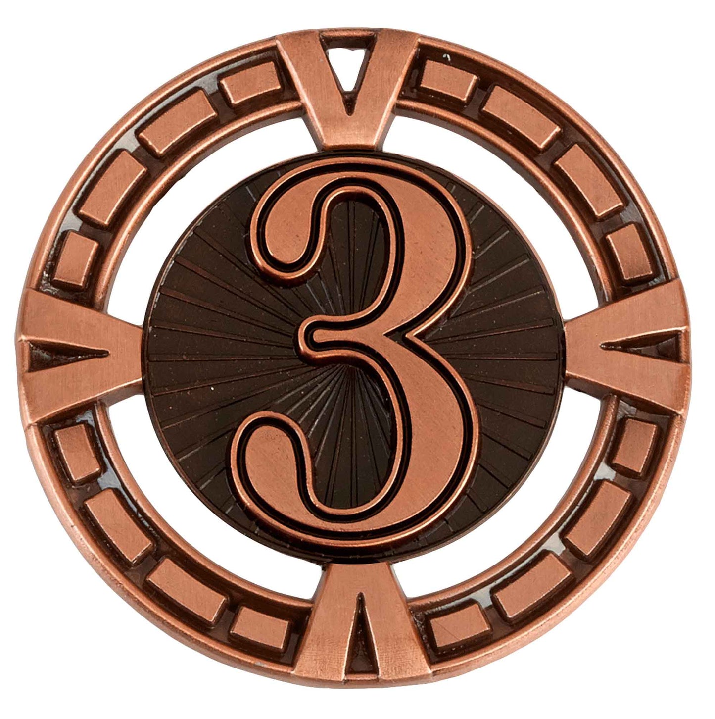 Varsity Bronze 3rd Place Medal 65mm