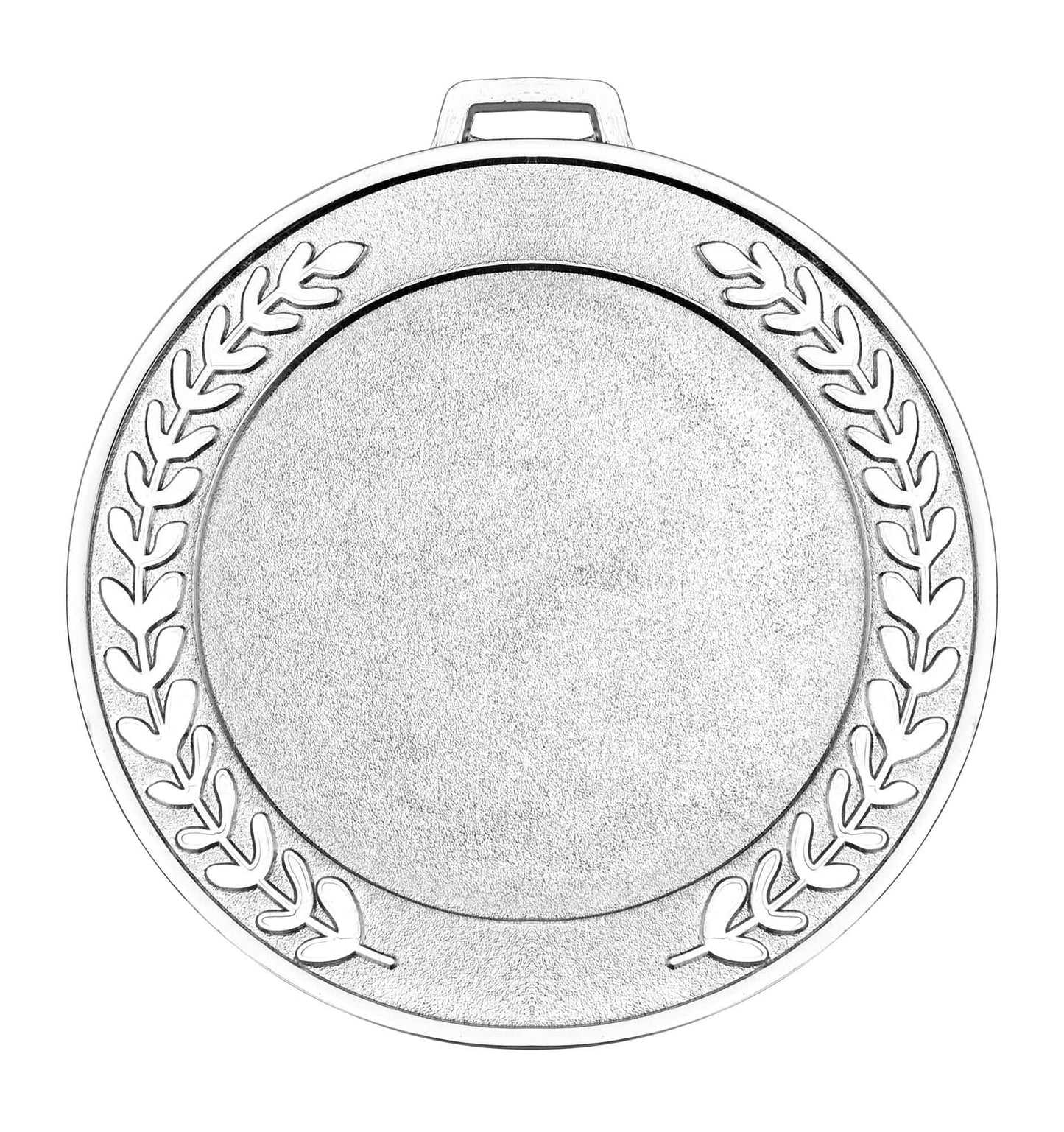 Shiny Silver Prestige Heavyweight Medal 70mm