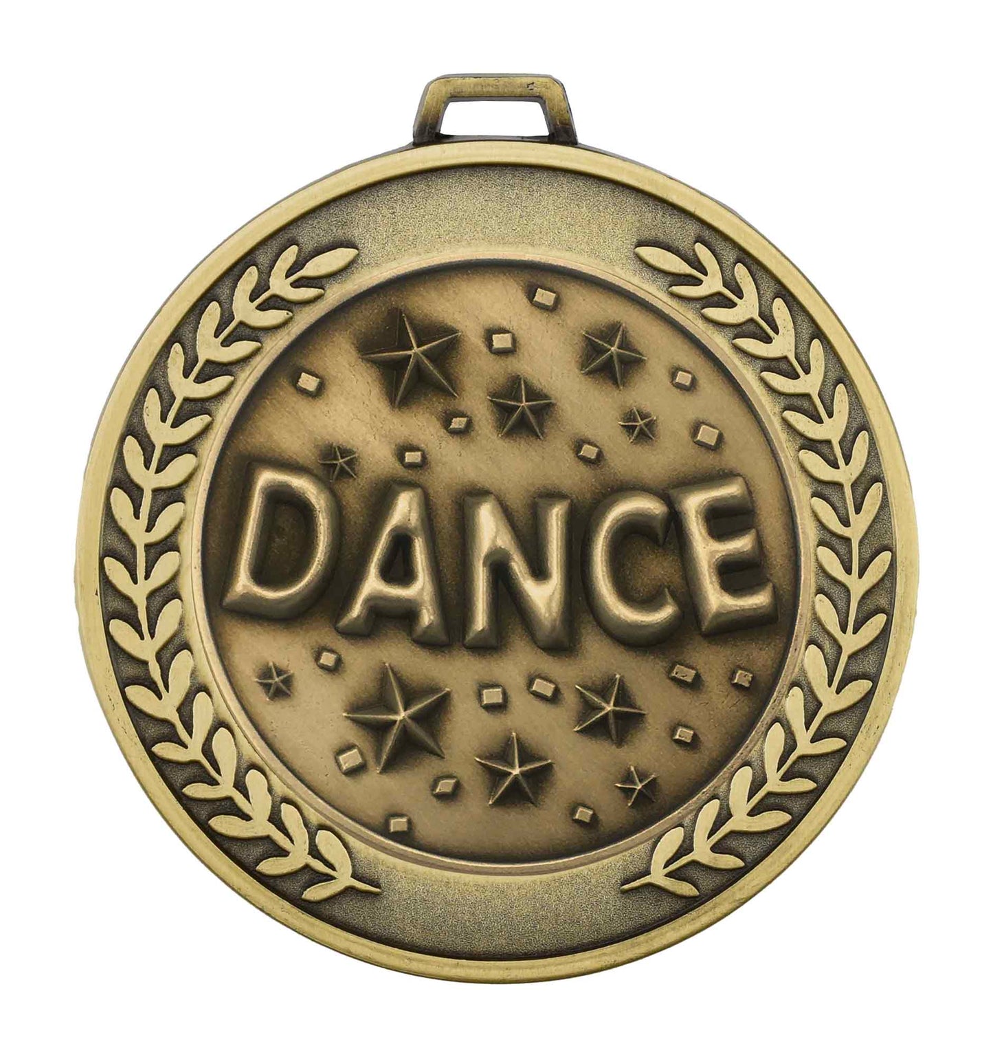Antique Gold Prestige Heavyweight Dance Medal 70mm