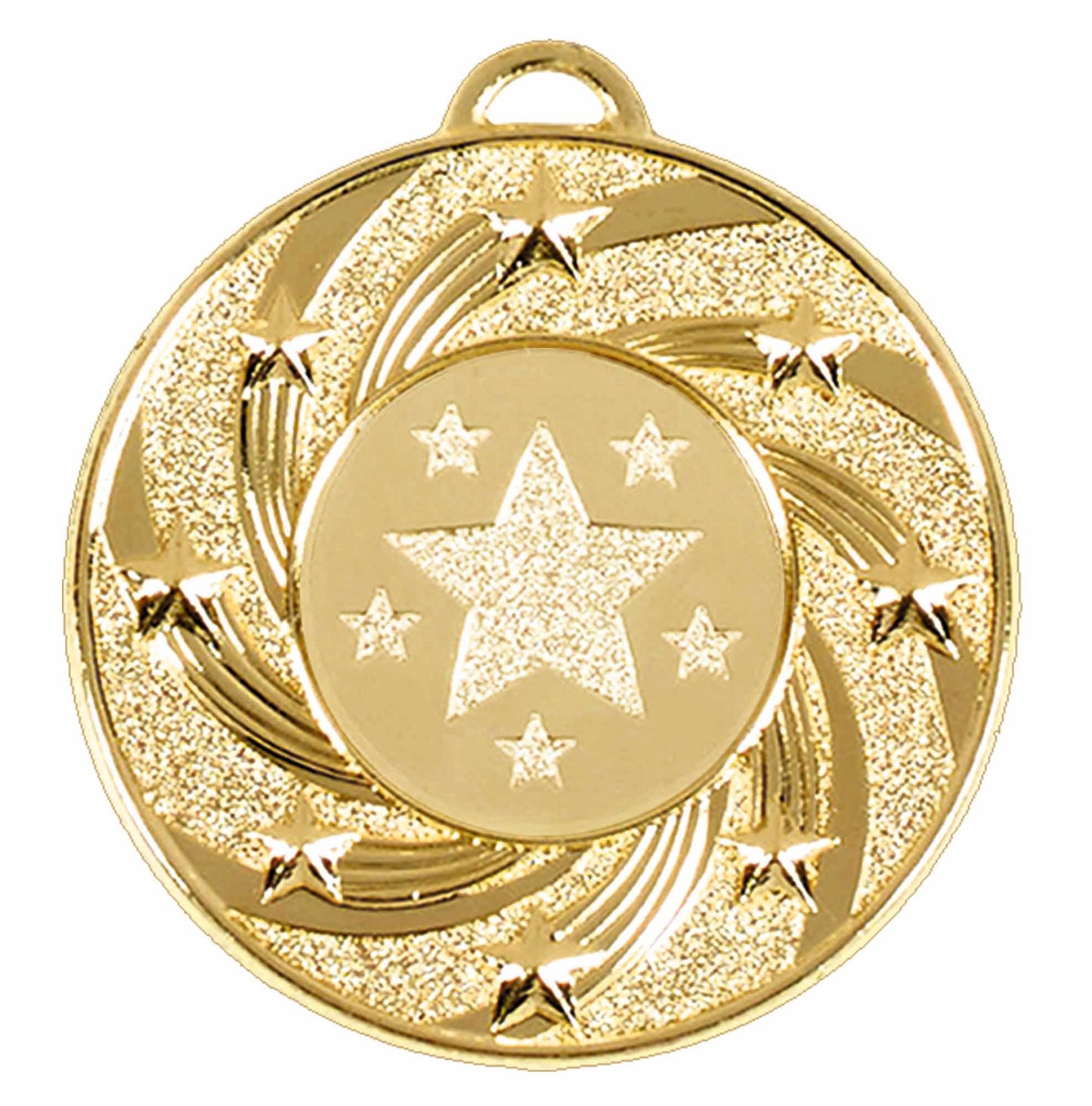 Gold Personalised Custom Target Cyclone Medal 50mm (2")