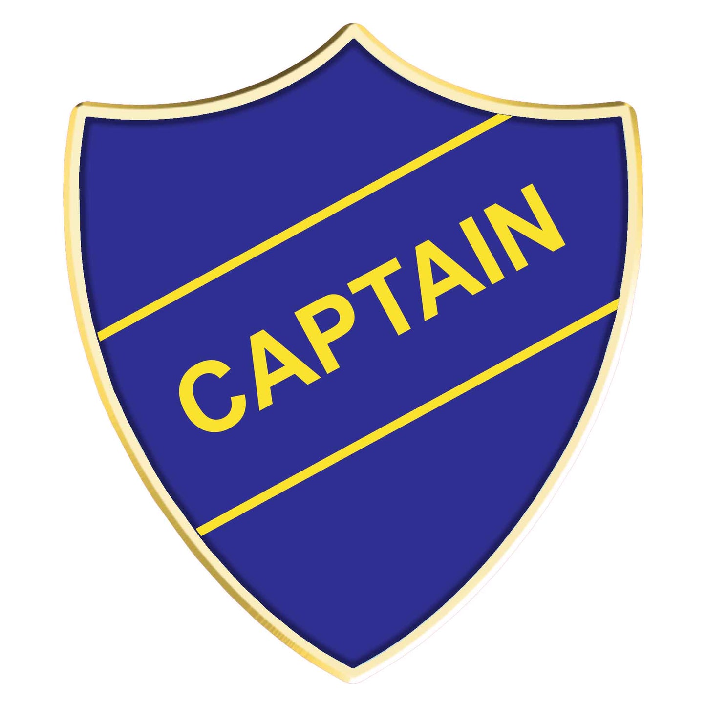 Blue Captain Shield Badge