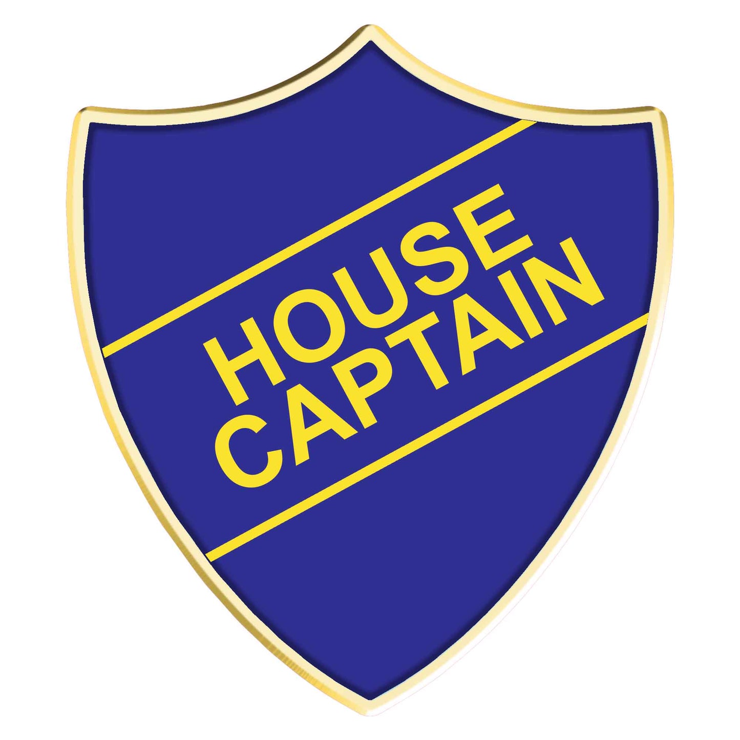 Blue House Captain Shield Badge
