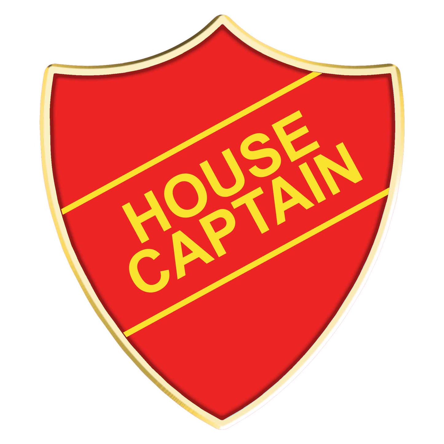 Blue House Captain Shield Badge