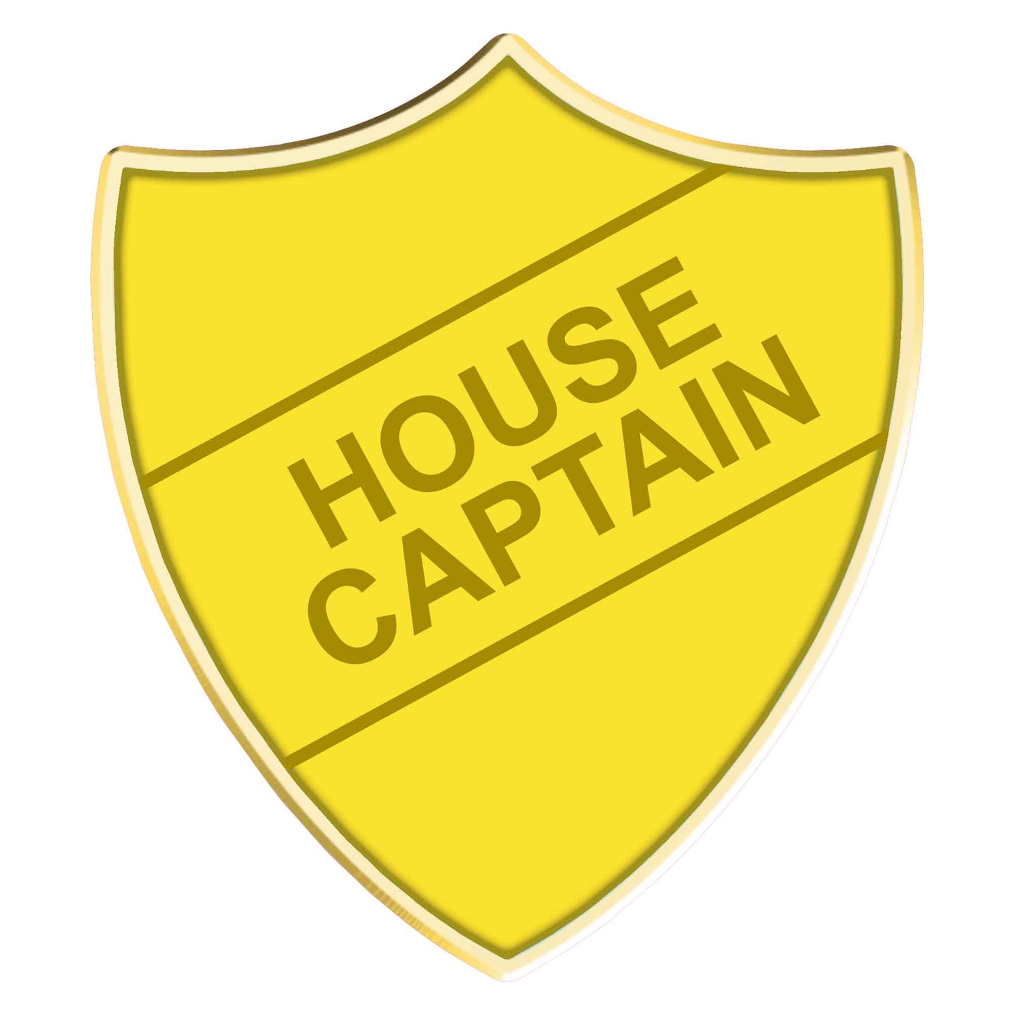 Blue House Captain Shield Badge