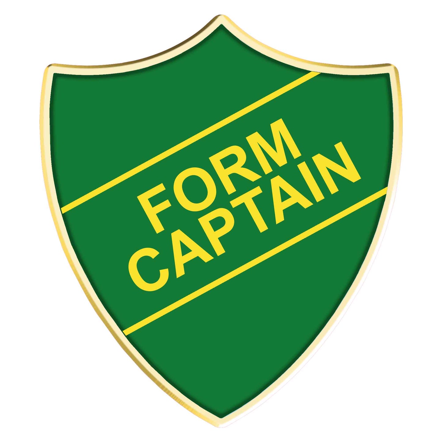 Blue Form Captain Shield Badge