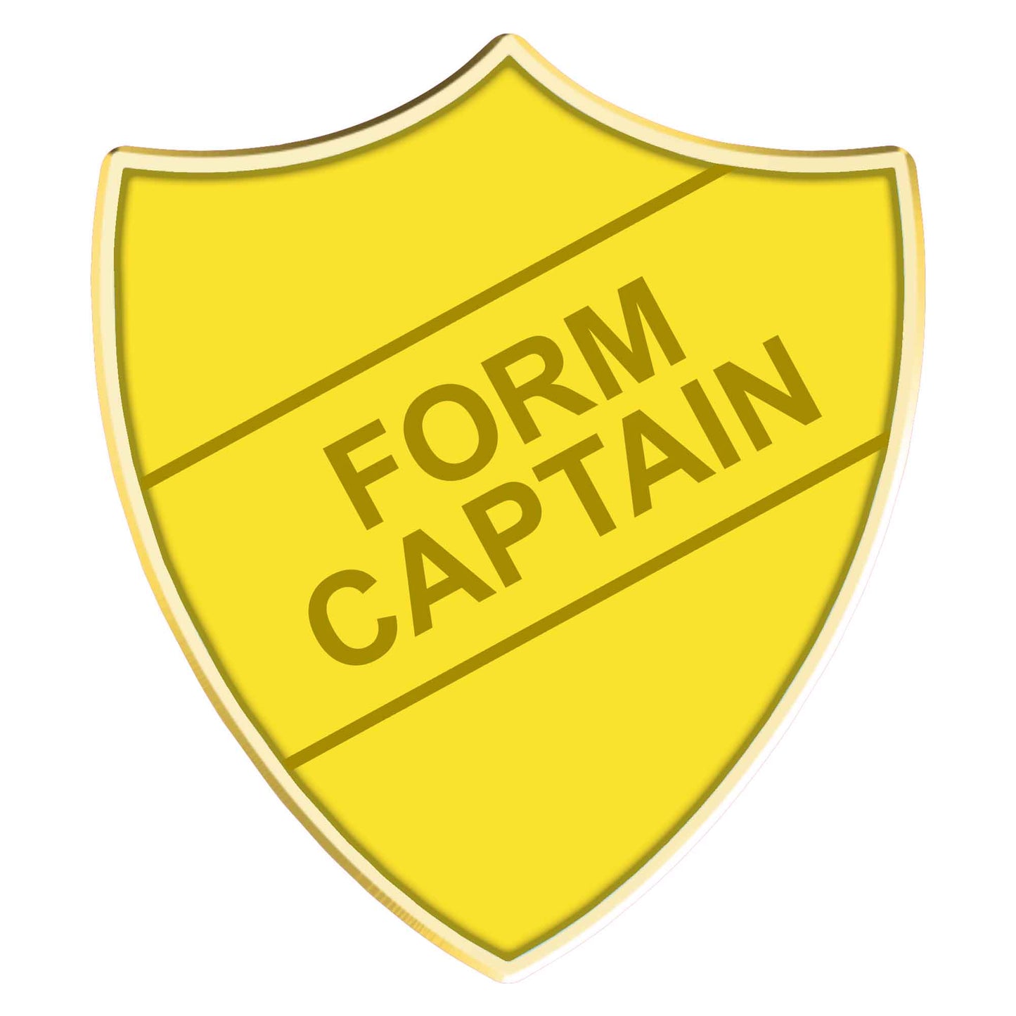Blue Form Captain Shield Badge