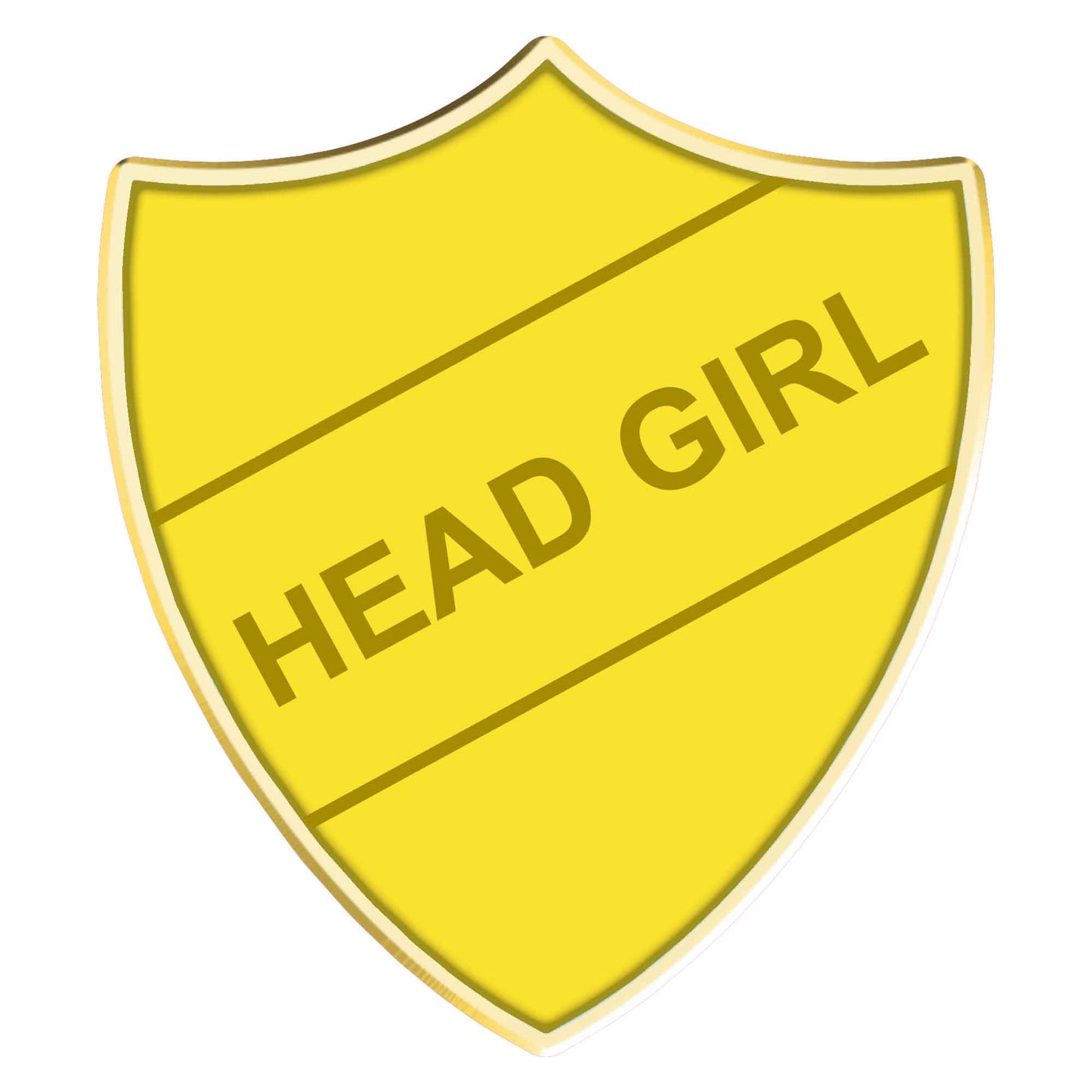 Blue Head Girl Shield Badge