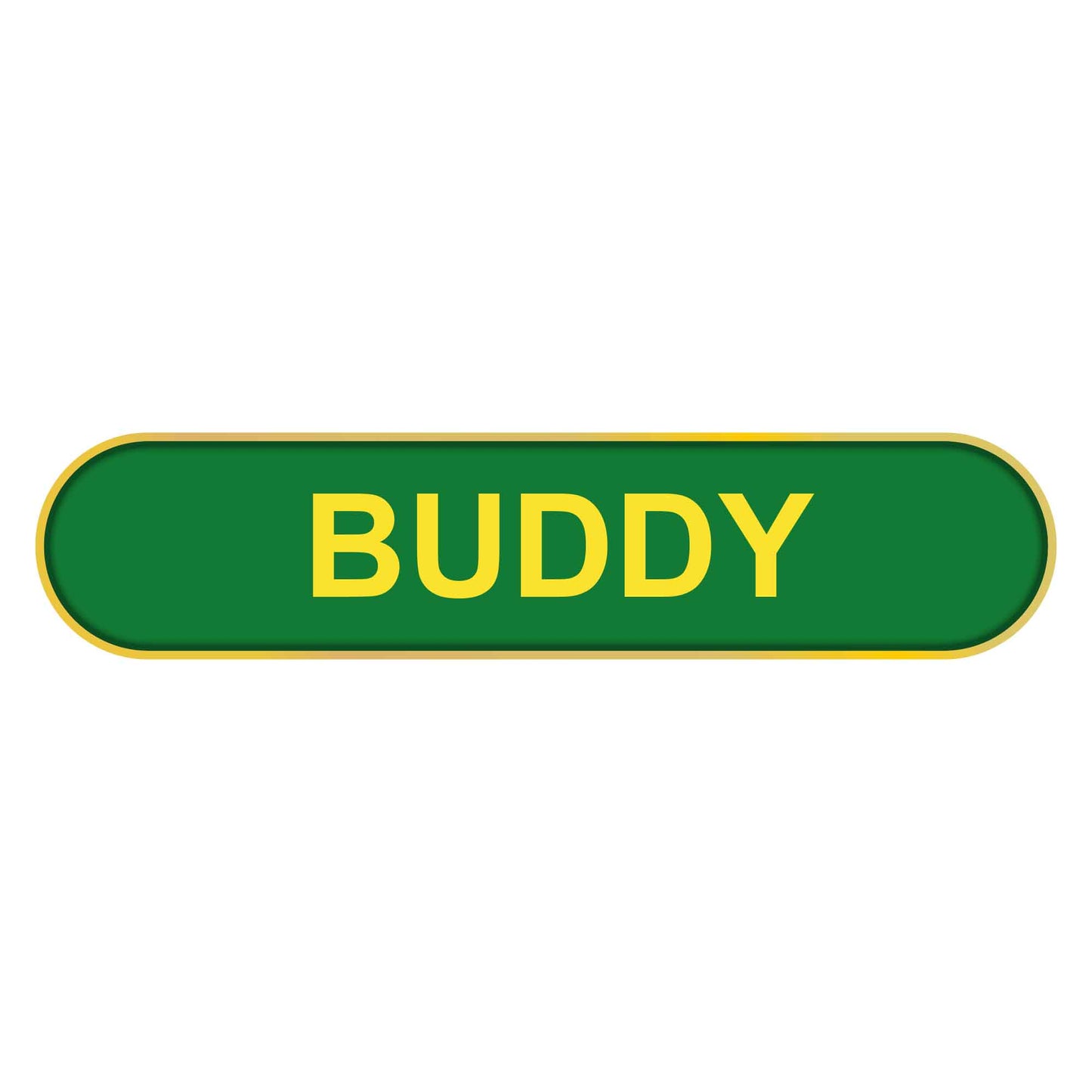 Blue Buddy Bar Badge