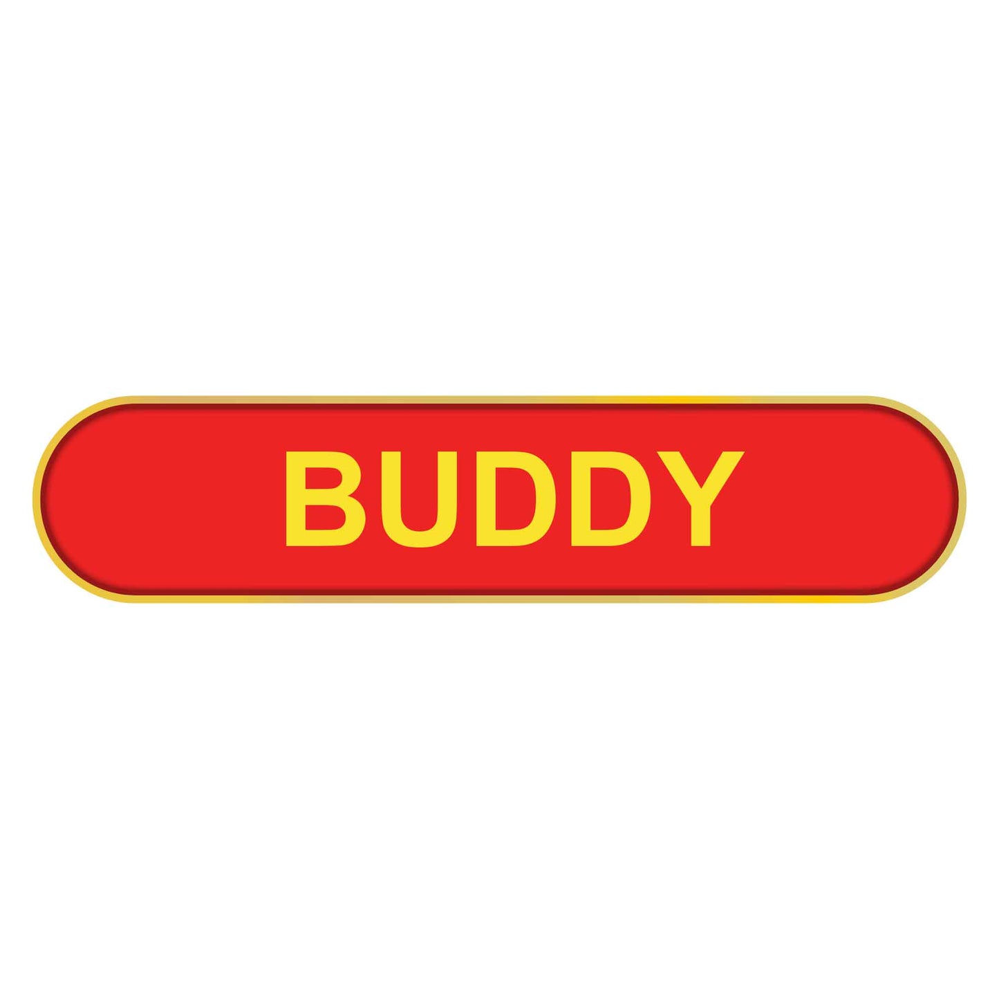Blue Buddy Bar Badge