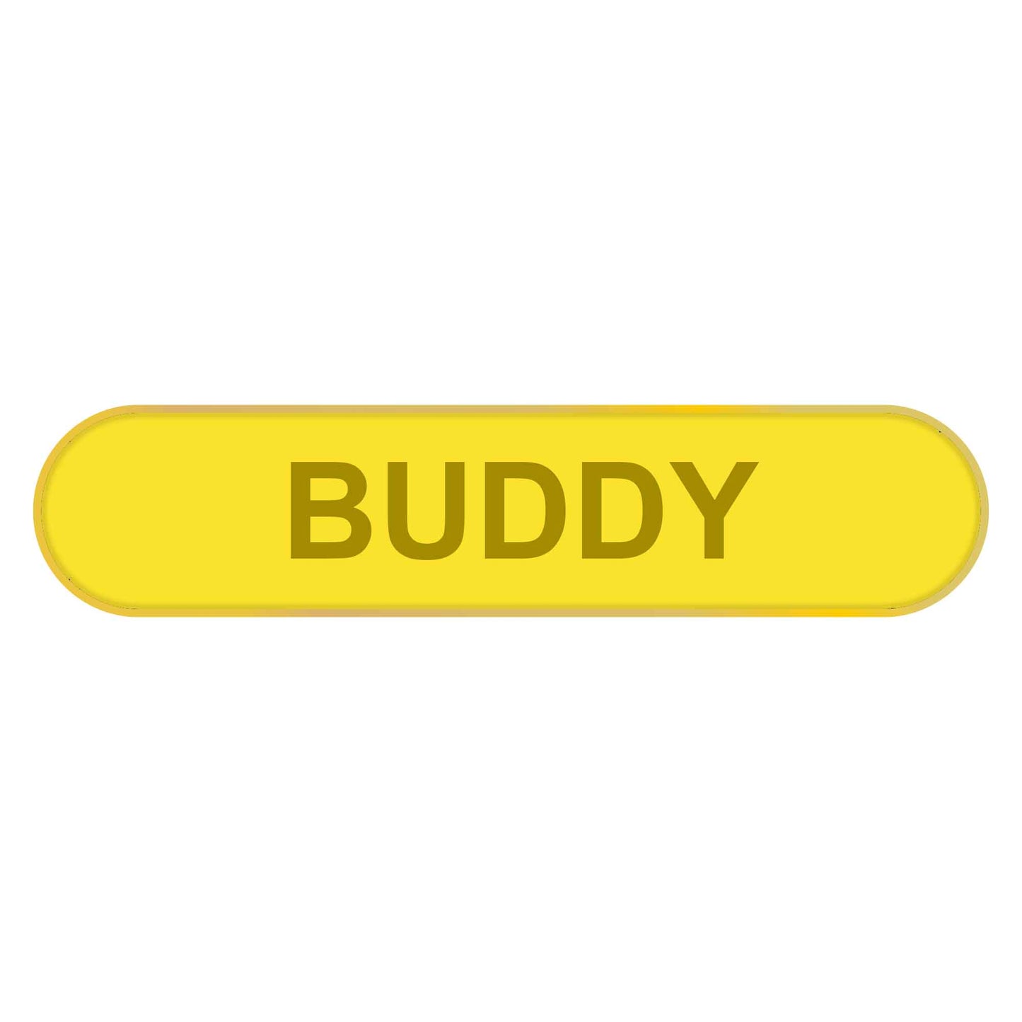 Blue Buddy Bar Badge