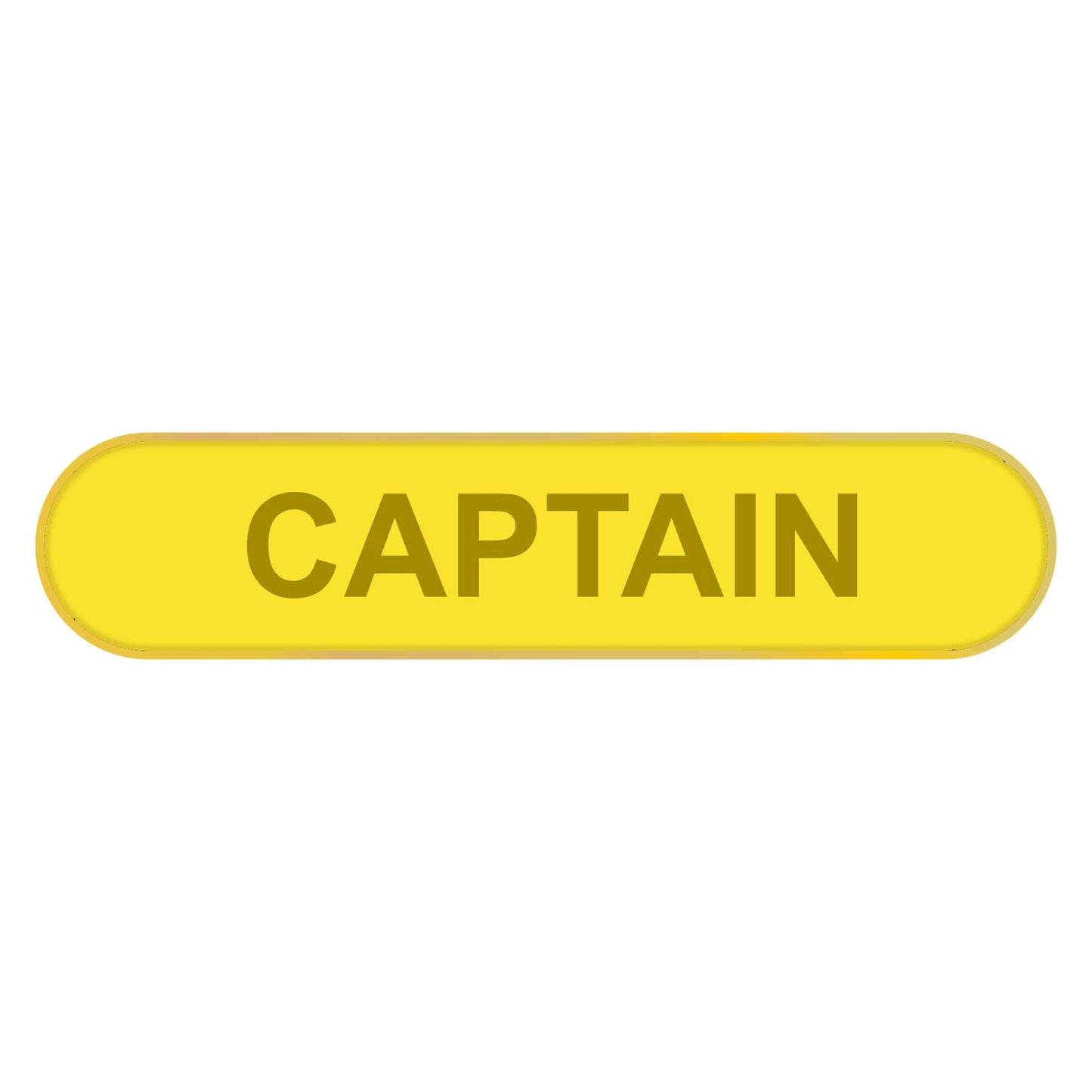 Blue Captain Bar Badge