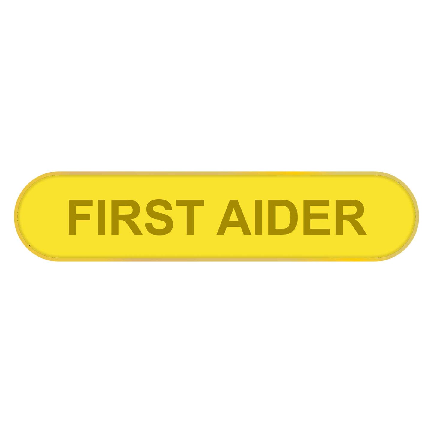 Blue First Aider Bar Badge