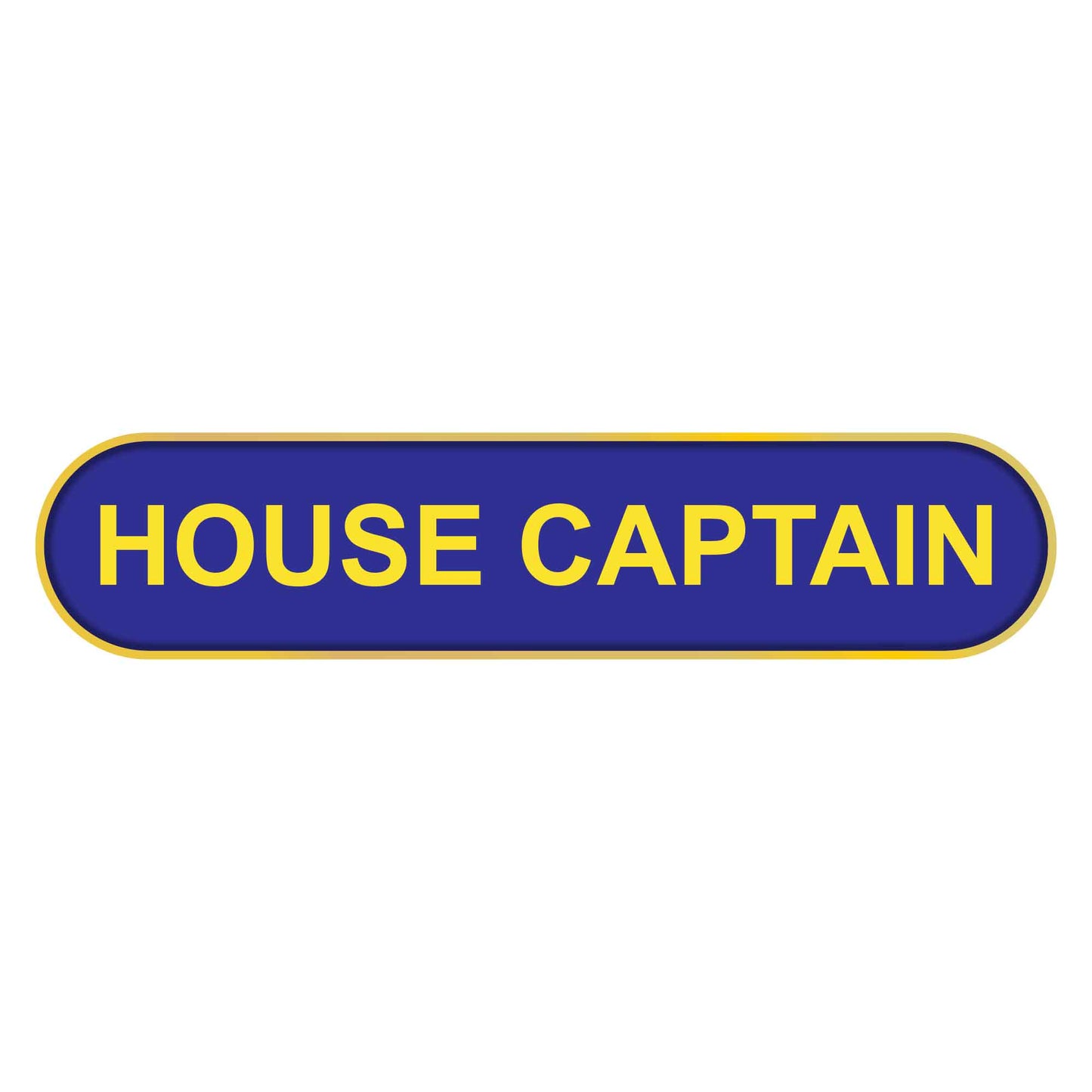 Blue House Captain Bar Badge