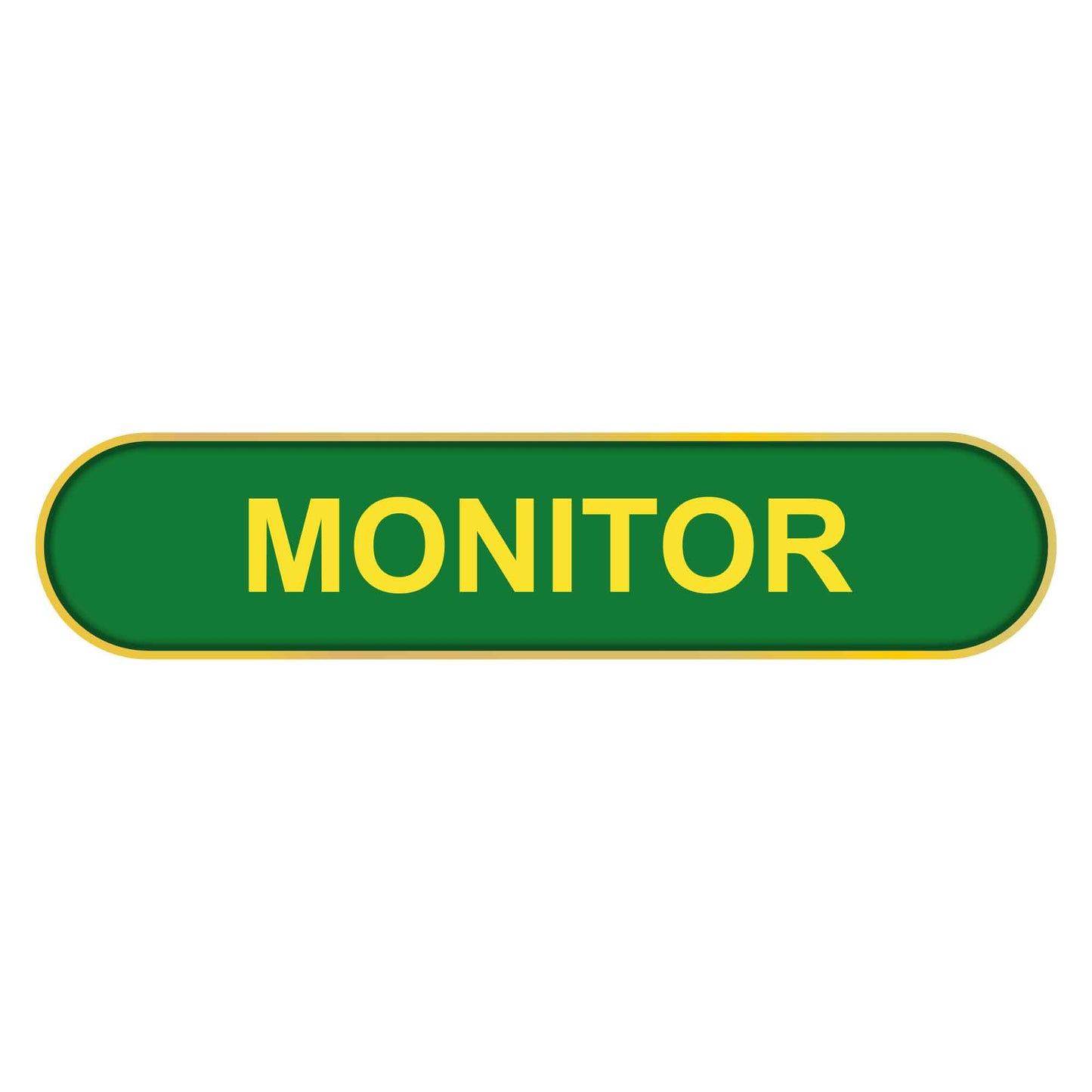 Blue Monitor Bar Badge