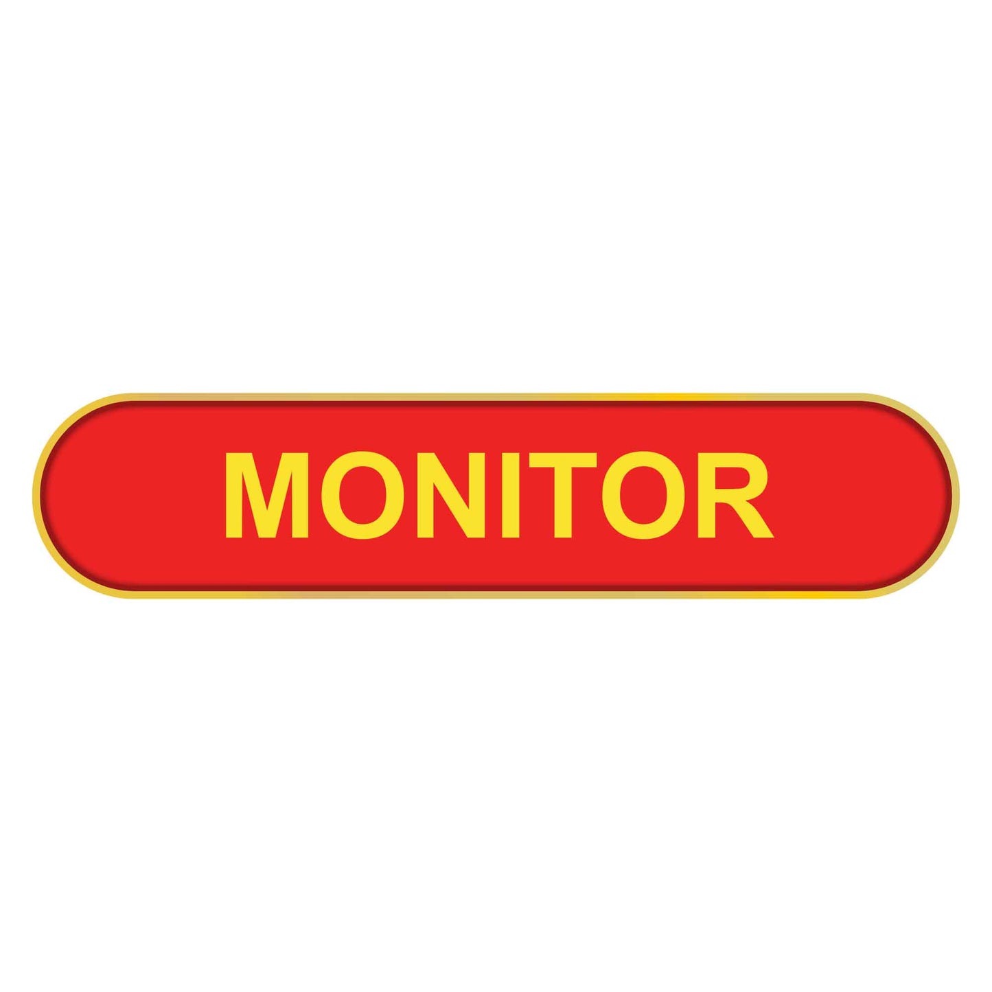 Blue Monitor Bar Badge
