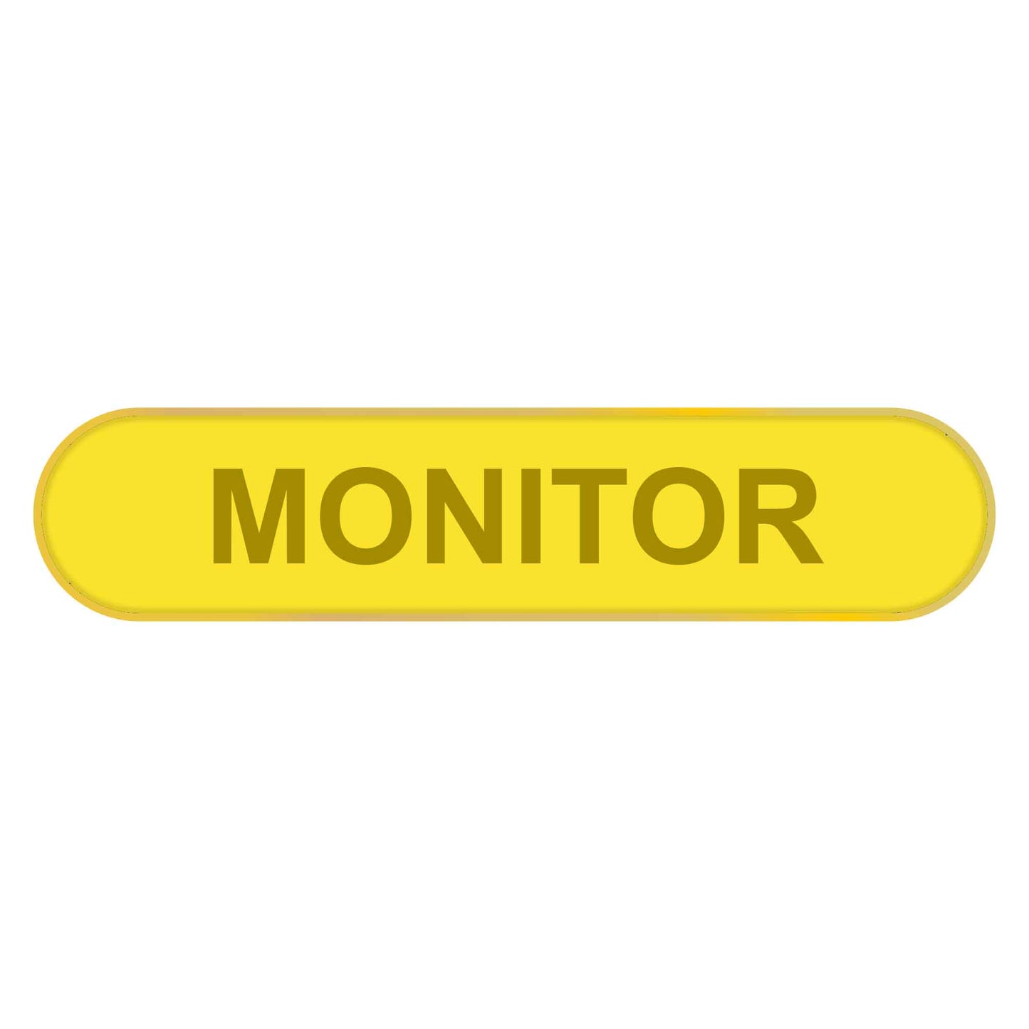 Blue Monitor Bar Badge
