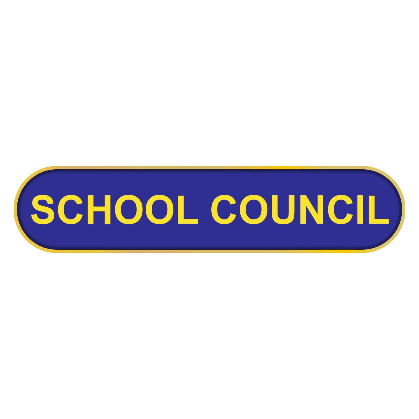 Blue School Council Bar Badge