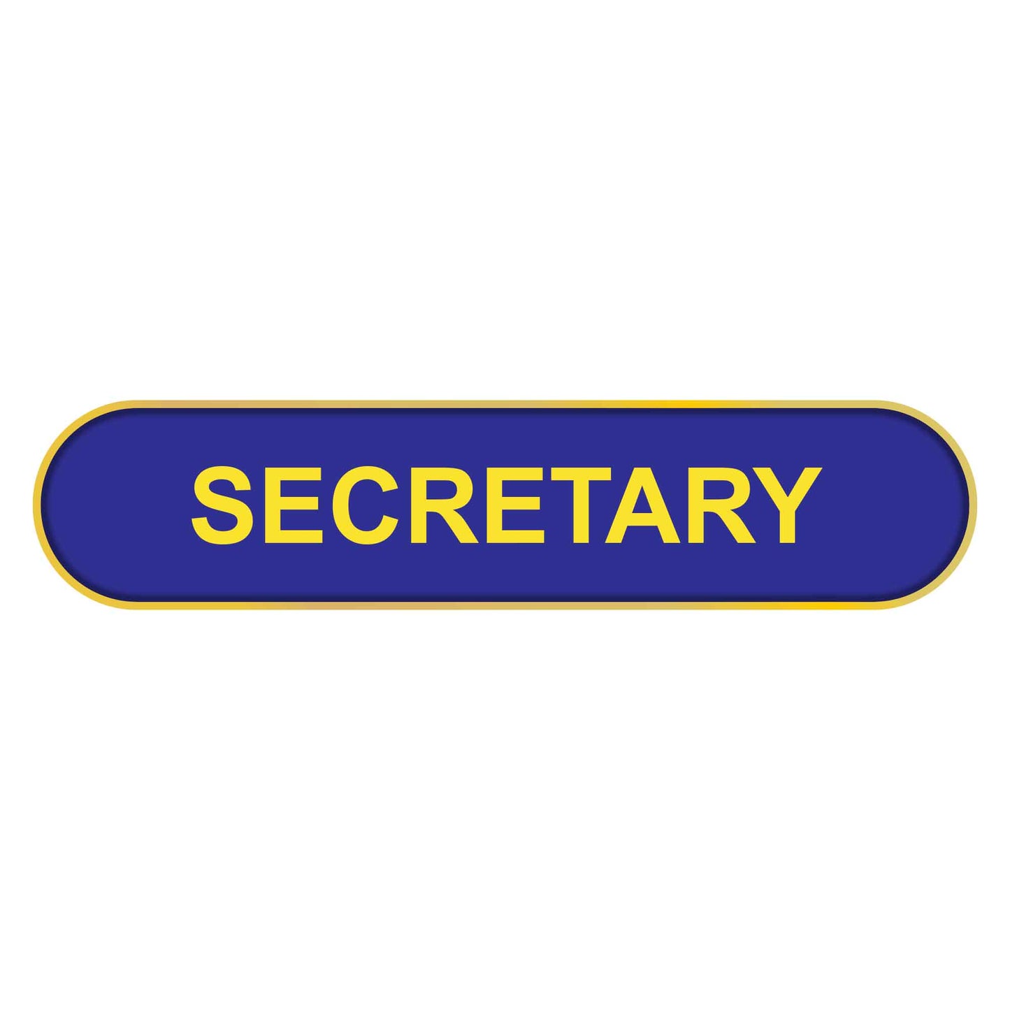Blue Secretary Bar Badge