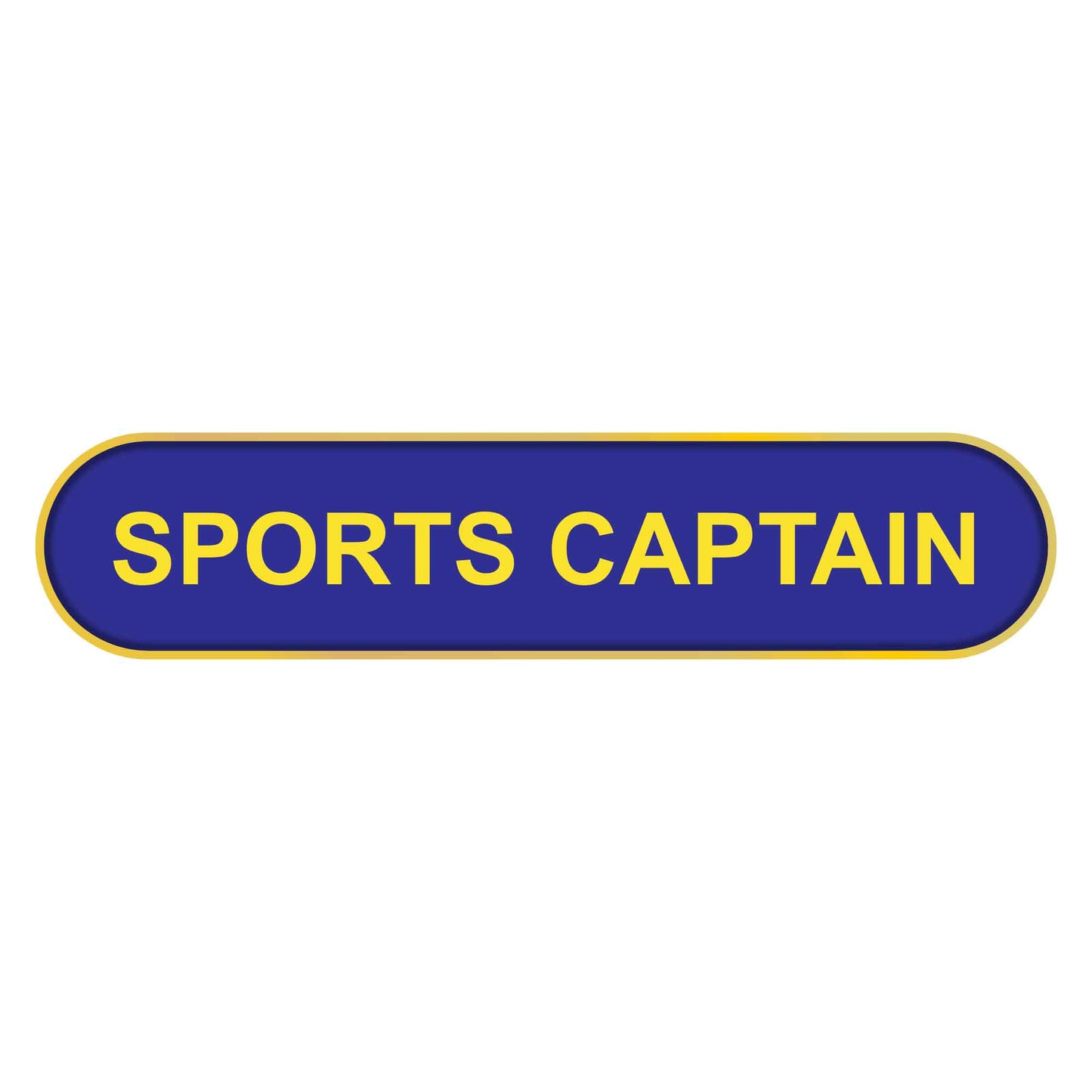 Blue Sports Captain Bar Badge