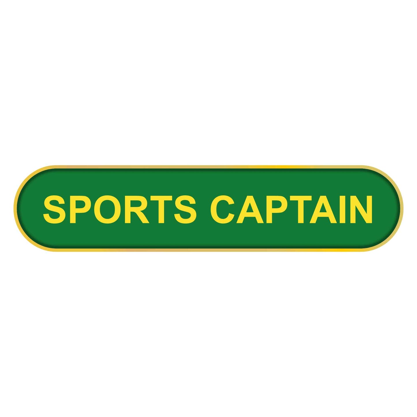 Blue Sports Captain Bar Badge