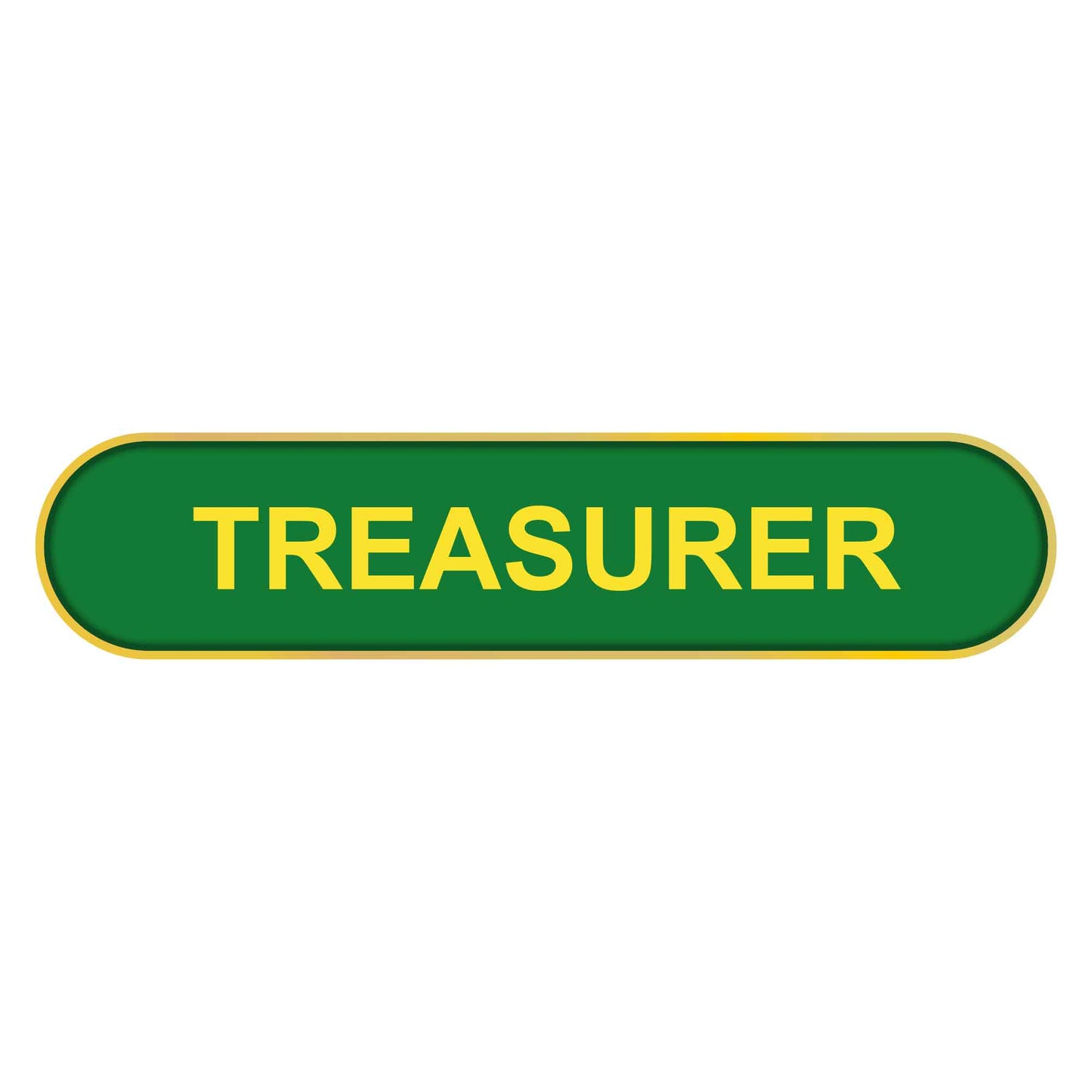 Blue Treasurer Bar Badge