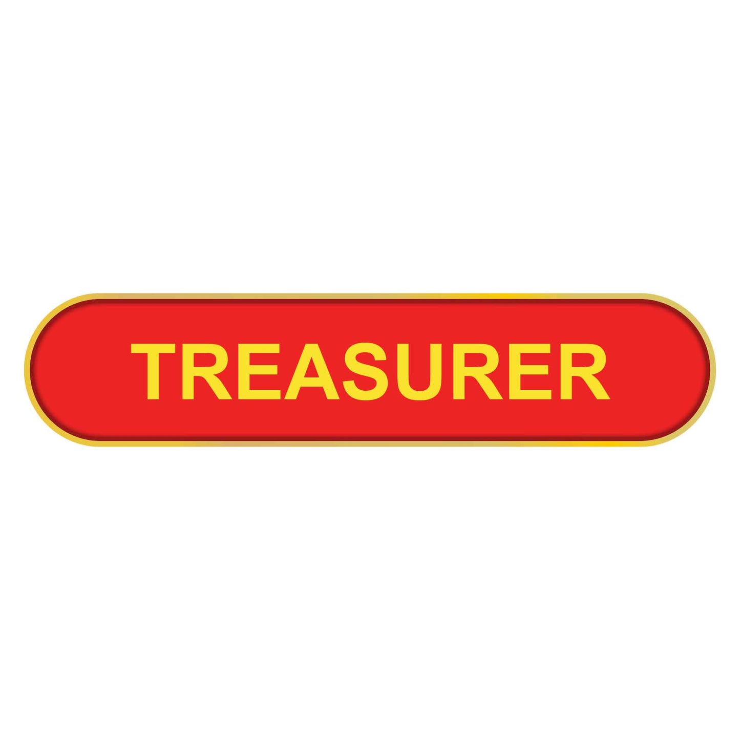 Blue Treasurer Bar Badge