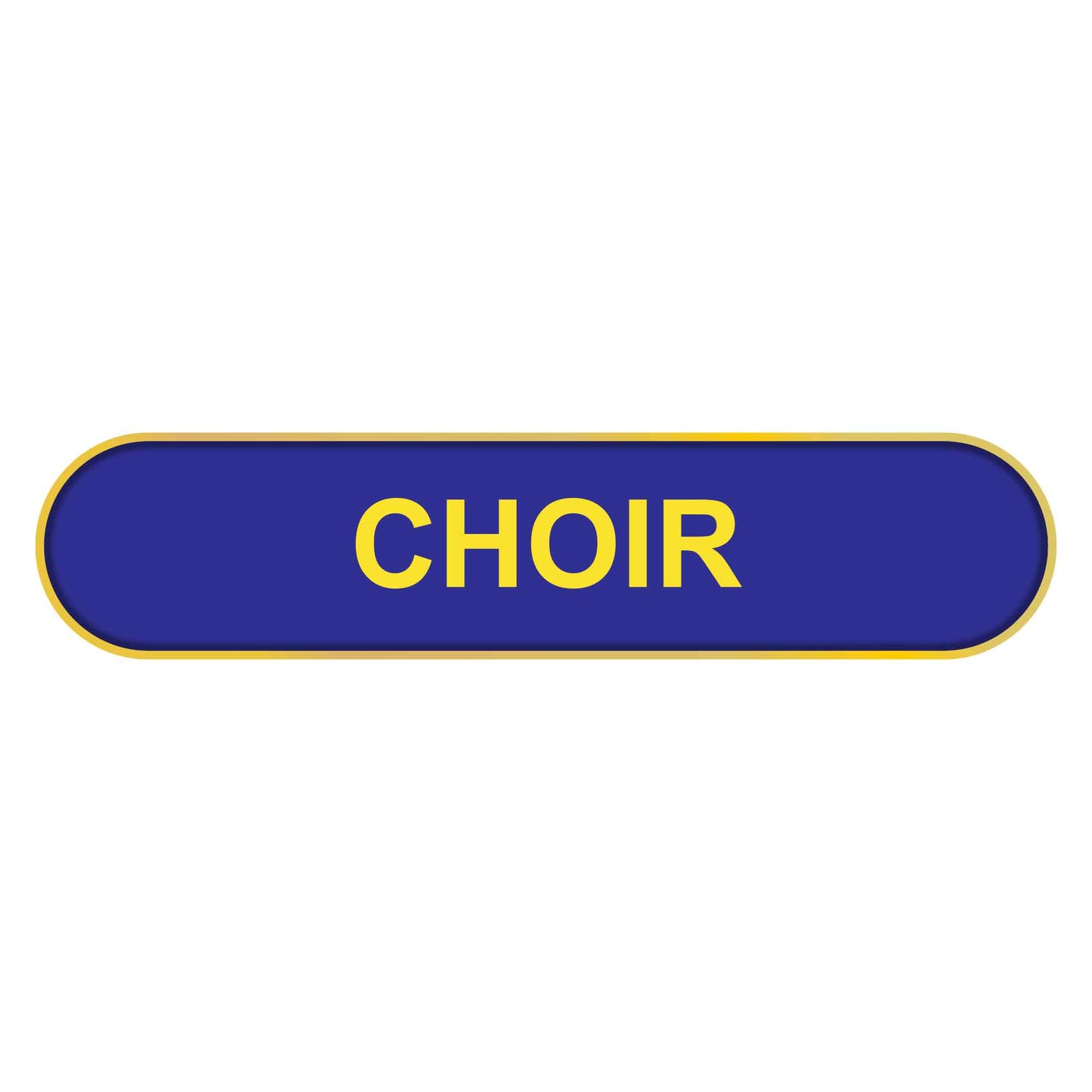 Blue Choir Bar Badge