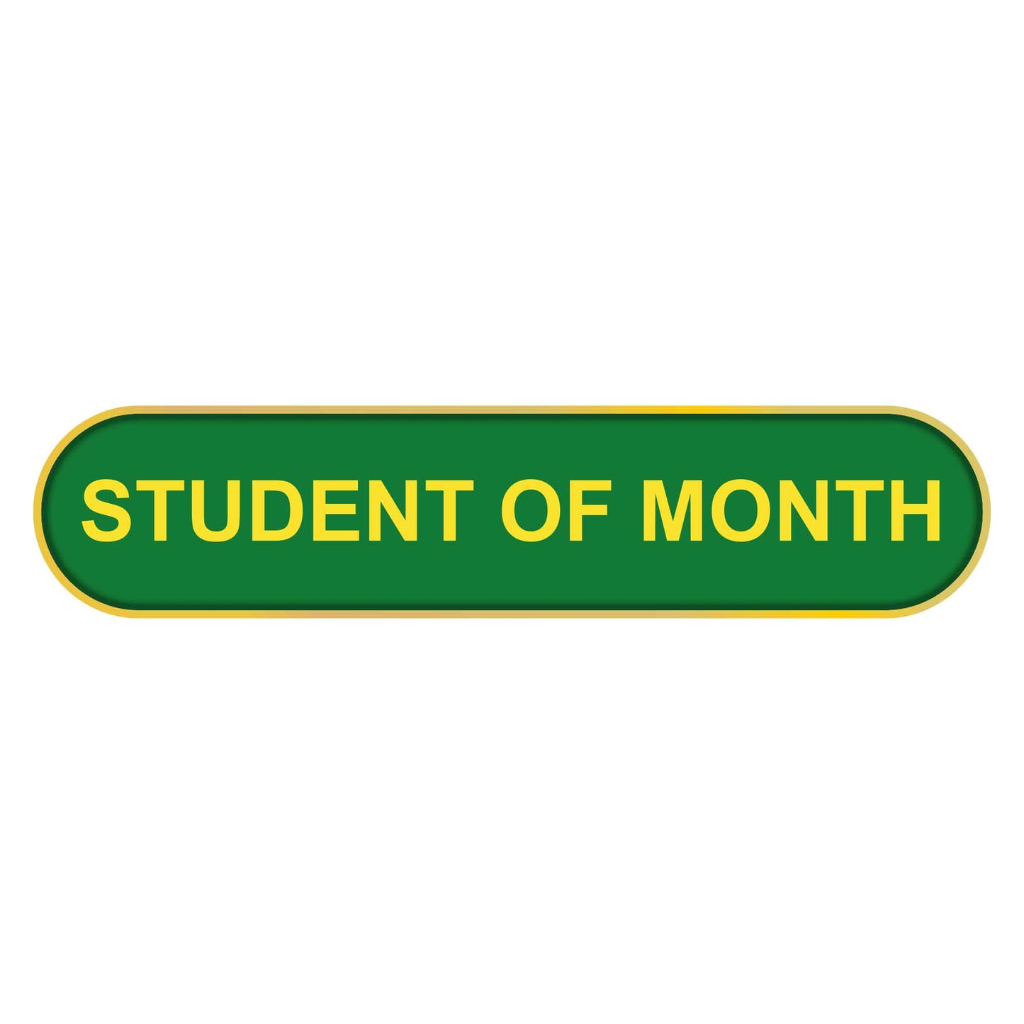 Blue Student of Month Bar Badge