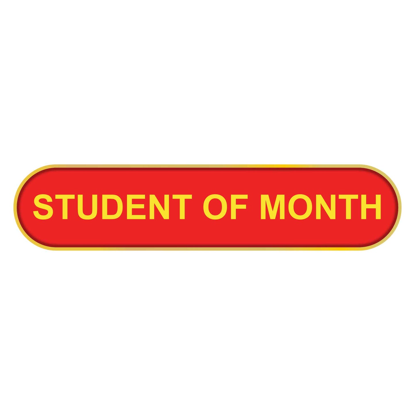 Blue Student of Month Bar Badge