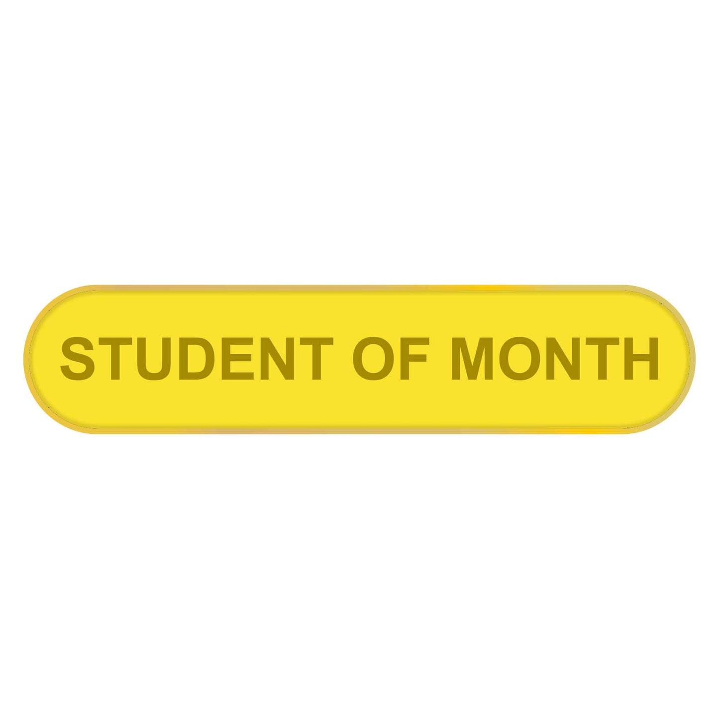 Blue Student of Month Bar Badge