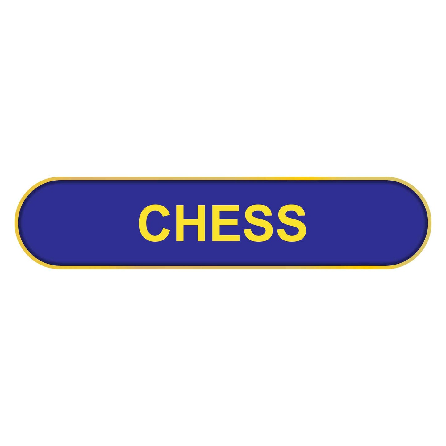 Blue Chess Bar Badge