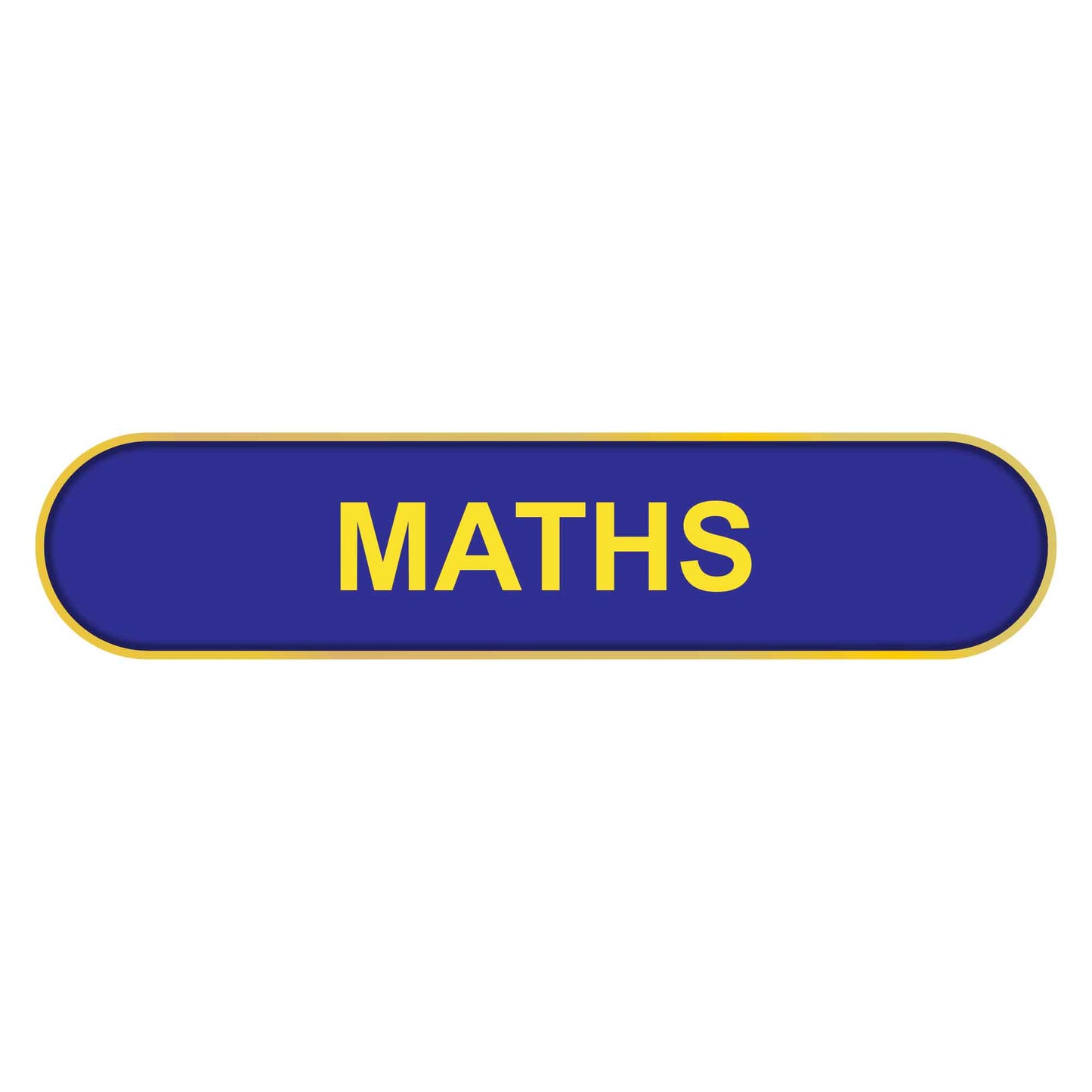 Blue Maths Bar Badge